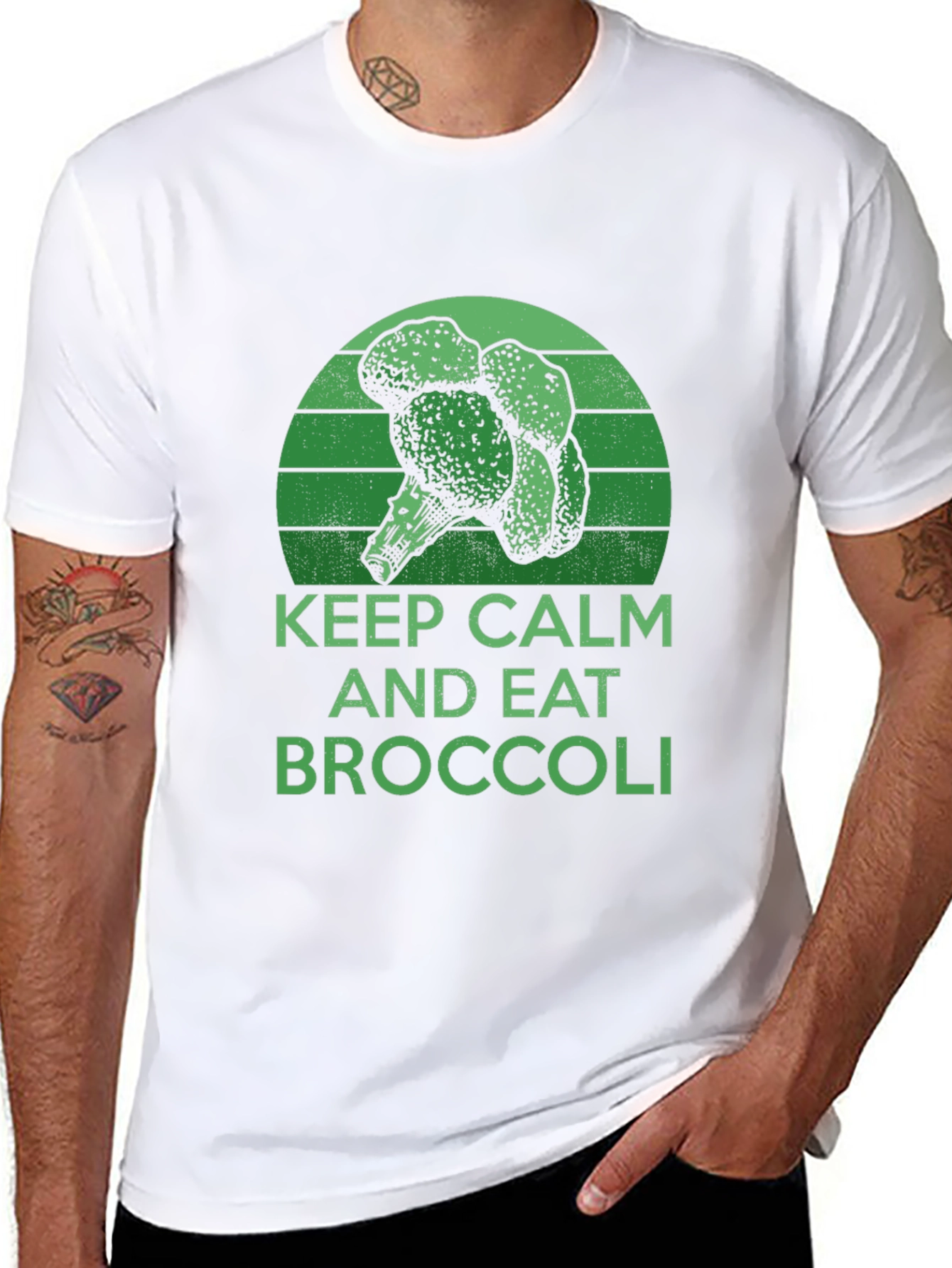 Keep Calm and Eat Broccoli T-Shirt