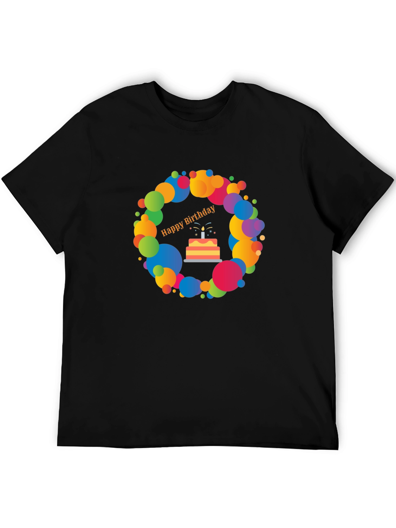 Birthday Cake Graphic Tee - Festive & Fun!