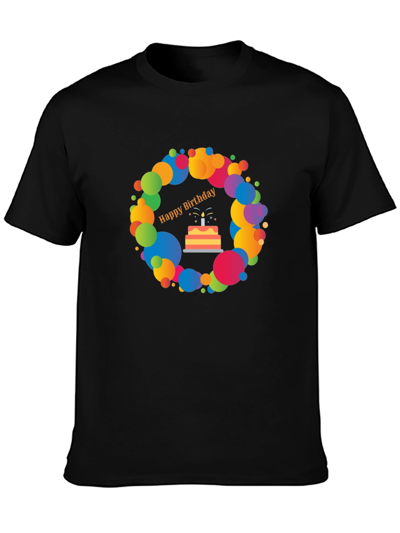 Birthday Cake Graphic Tee - Festive & Fun!