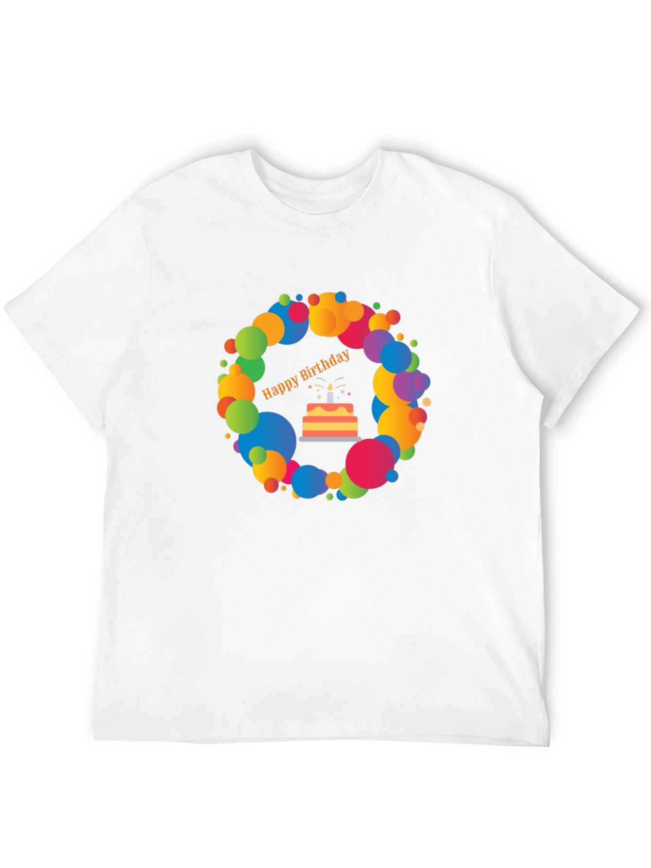 Birthday Cake Graphic Tee - Festive & Fun!