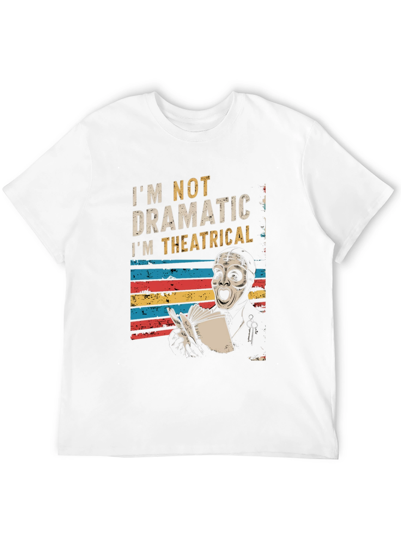 Theatrical Drama T-Shirt - Unique Design