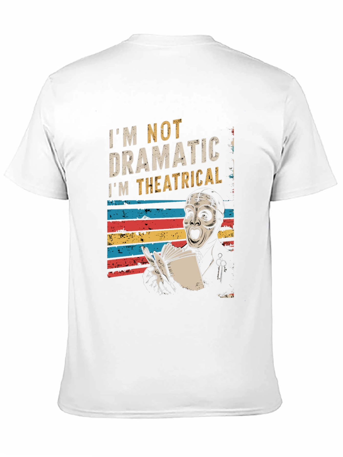 Theatrical Drama T-Shirt - Unique Design