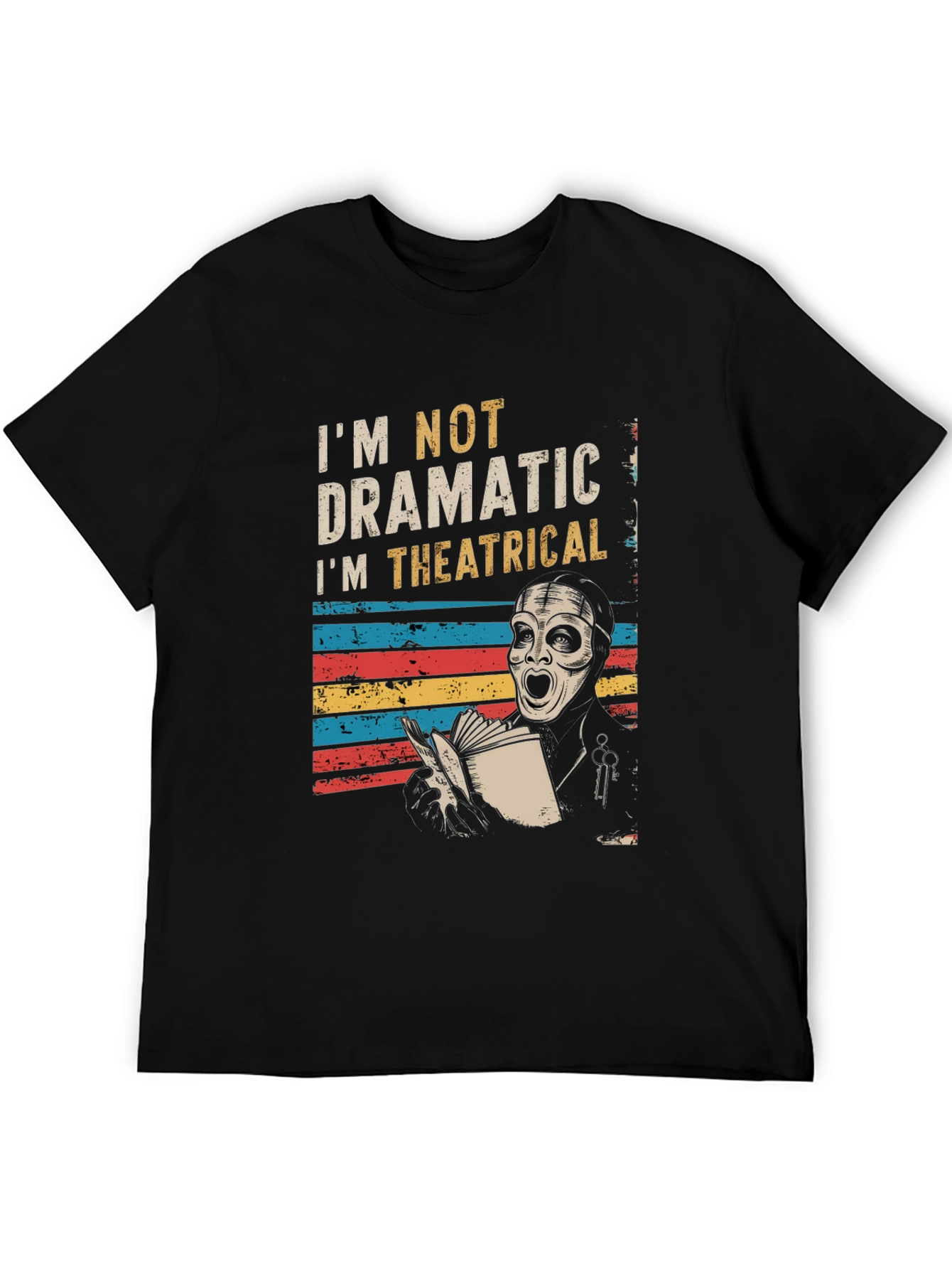 Theatrical Drama T-Shirt - Unique Design