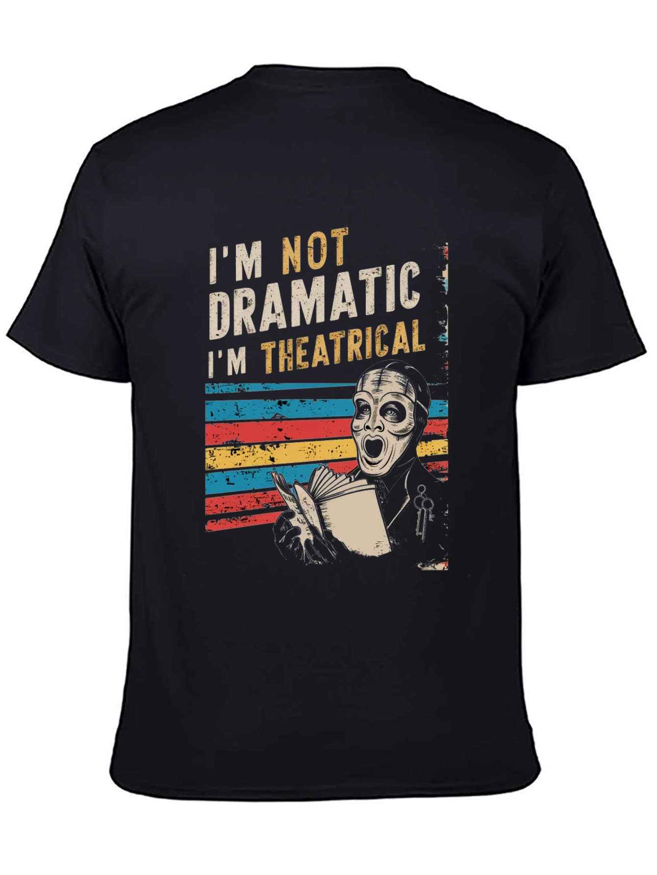 Theatrical Drama T-Shirt - Unique Design