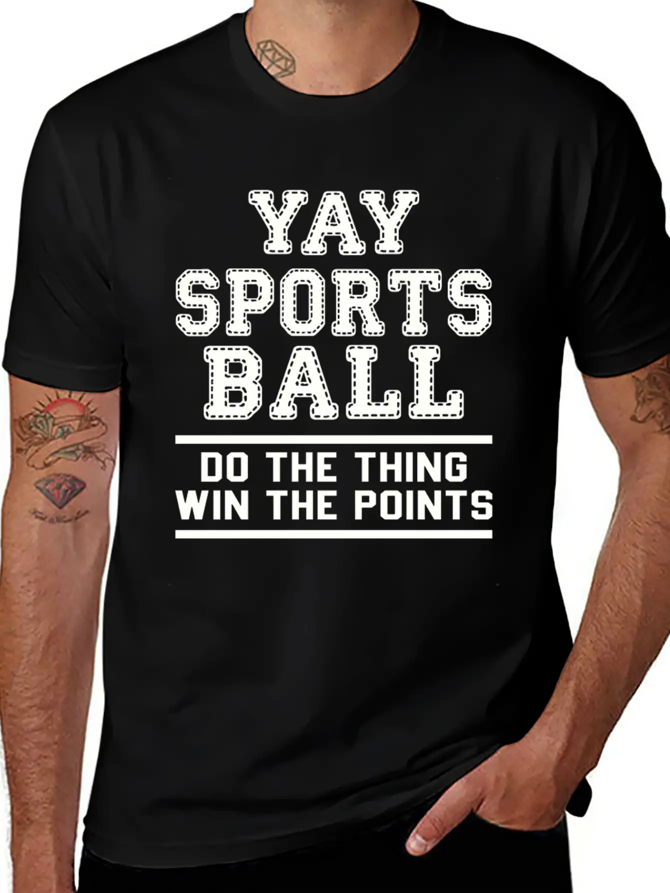Yay Sports Ball Do The Thing Win The Points Gifts Unisex Casual T-Shirt – Clean Design For Daily Comfort