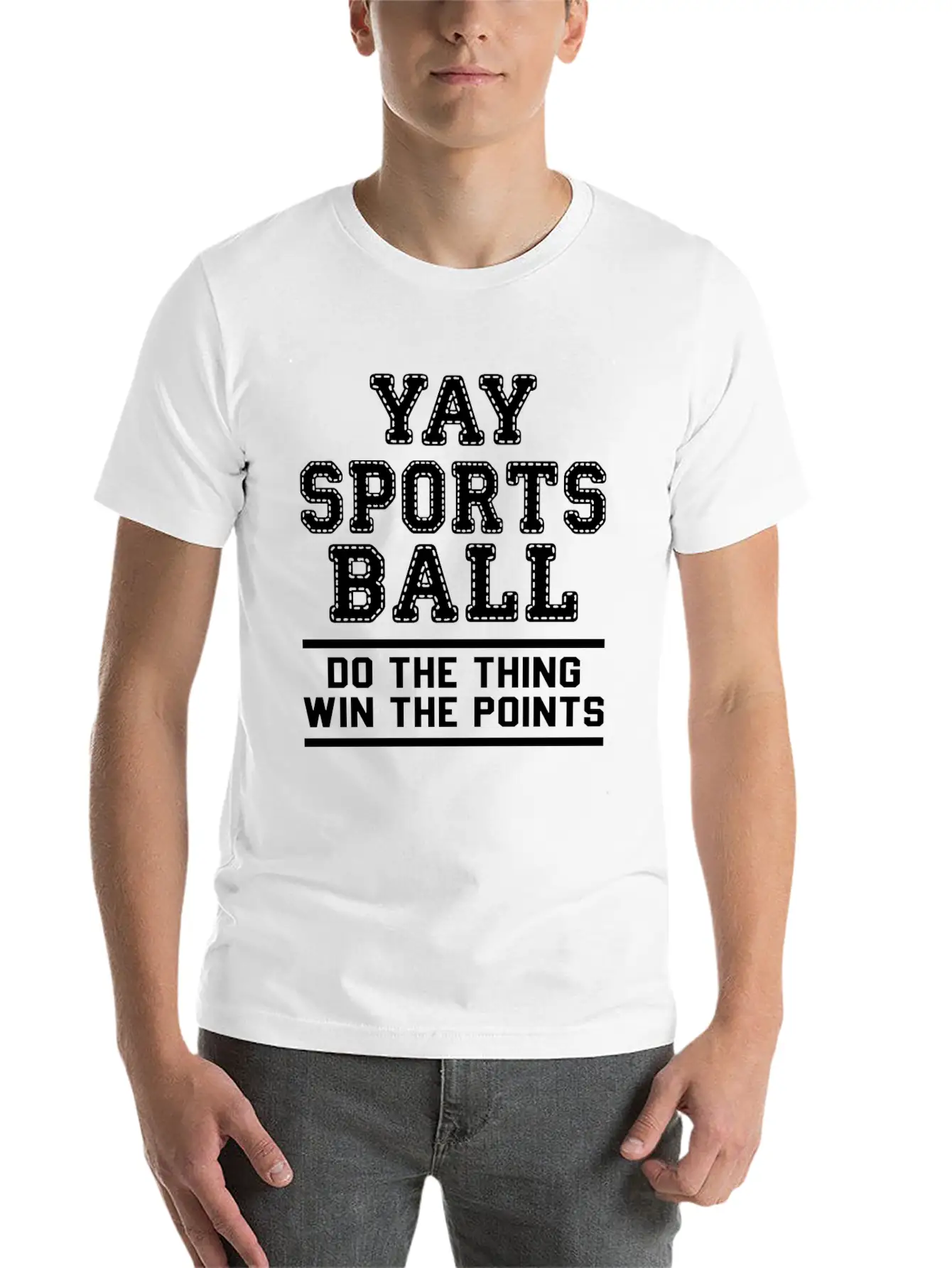 Yay Sports Ball Do The Thing Win The Points Gifts Unisex Casual T-Shirt – Clean Design For Daily Comfort