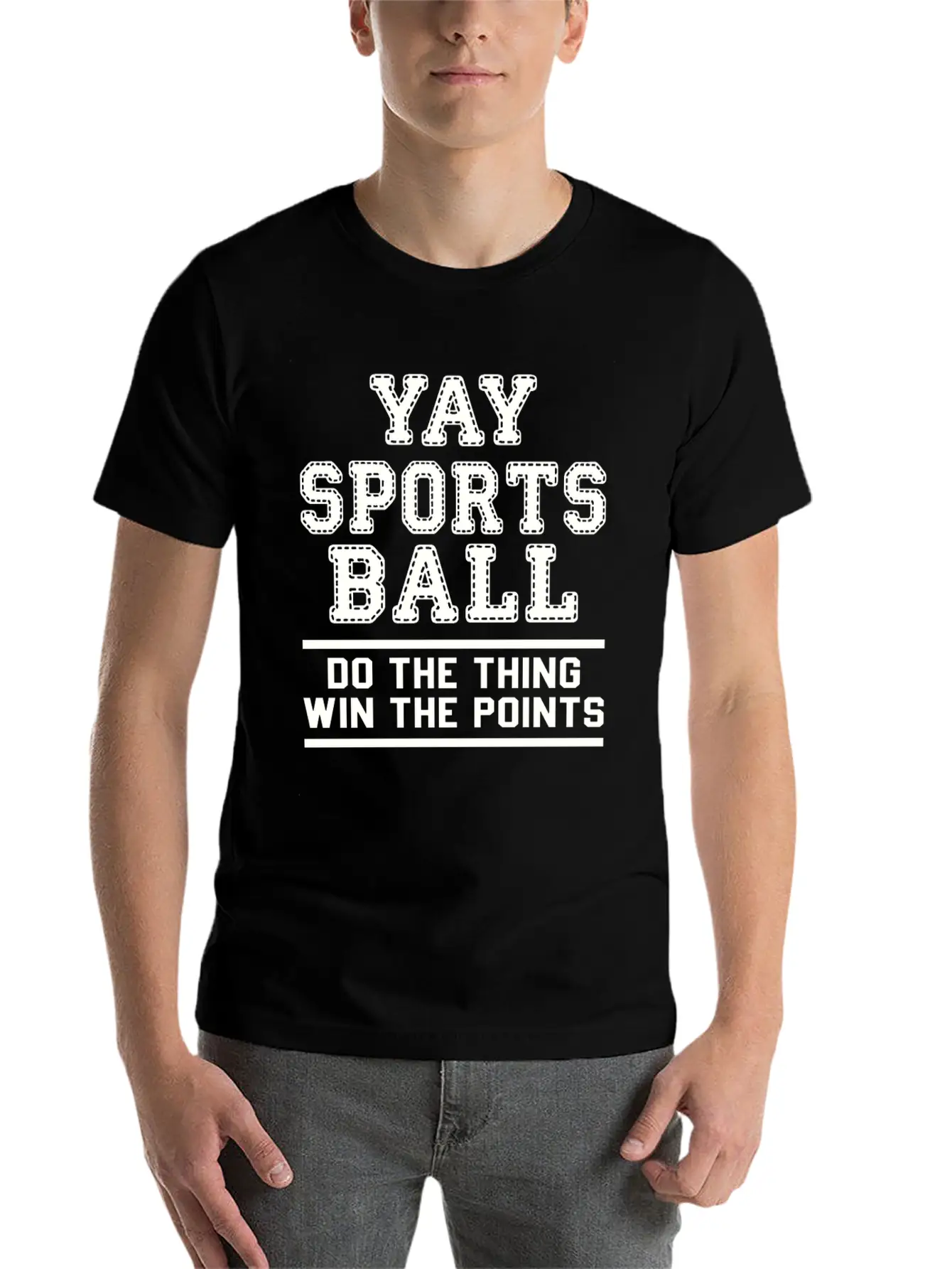 Yay Sports Ball Do The Thing Win The Points Gifts Unisex Casual T-Shirt – Clean Design For Daily Comfort