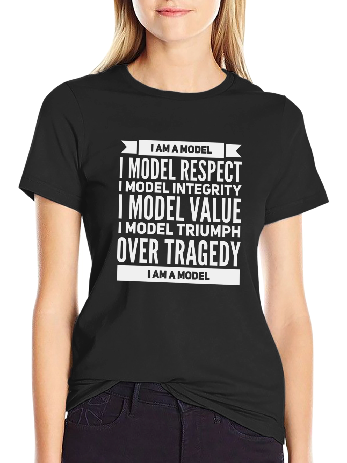I Am A Model Graphic Tee