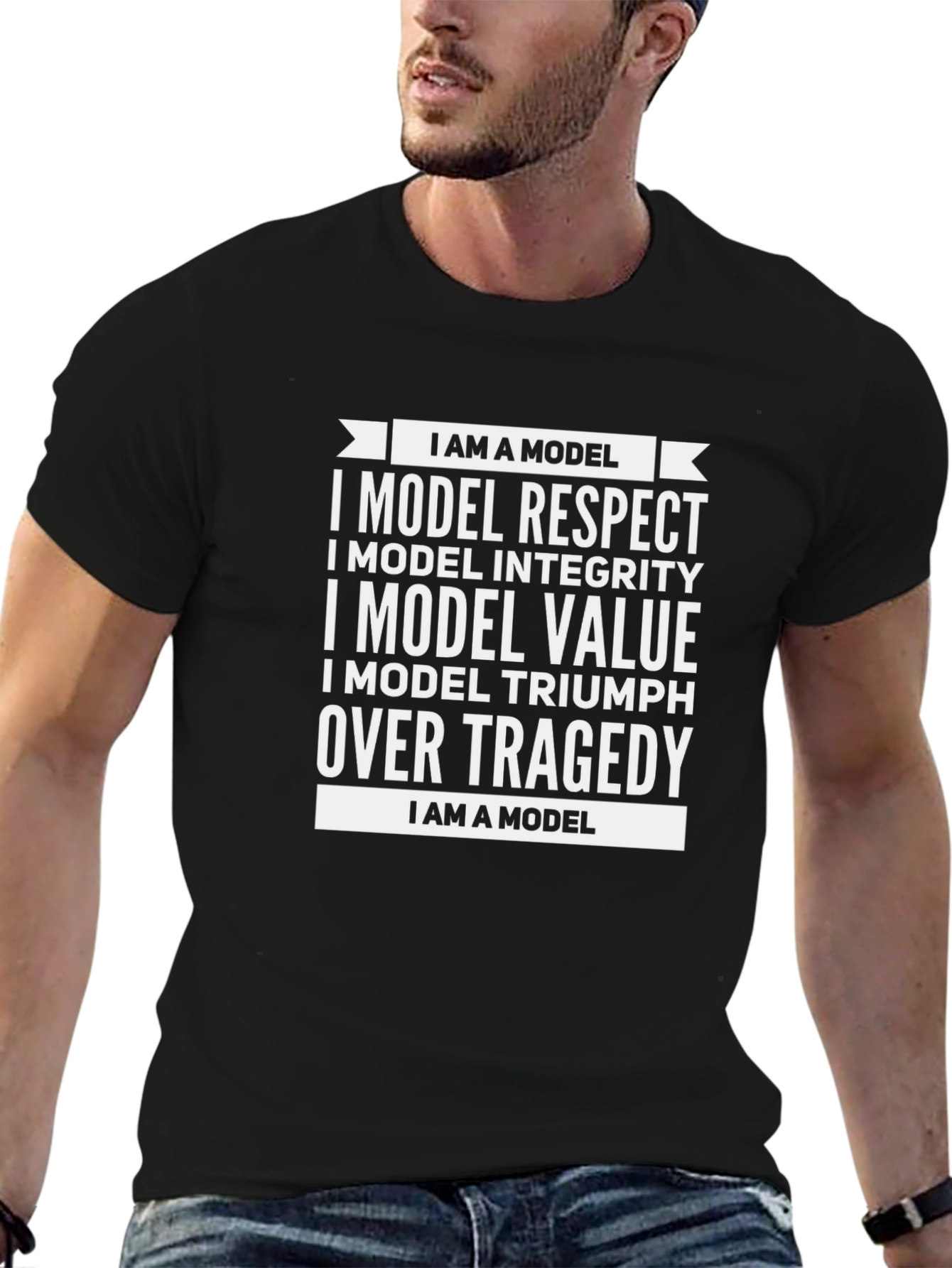 I Am A Model Graphic Tee