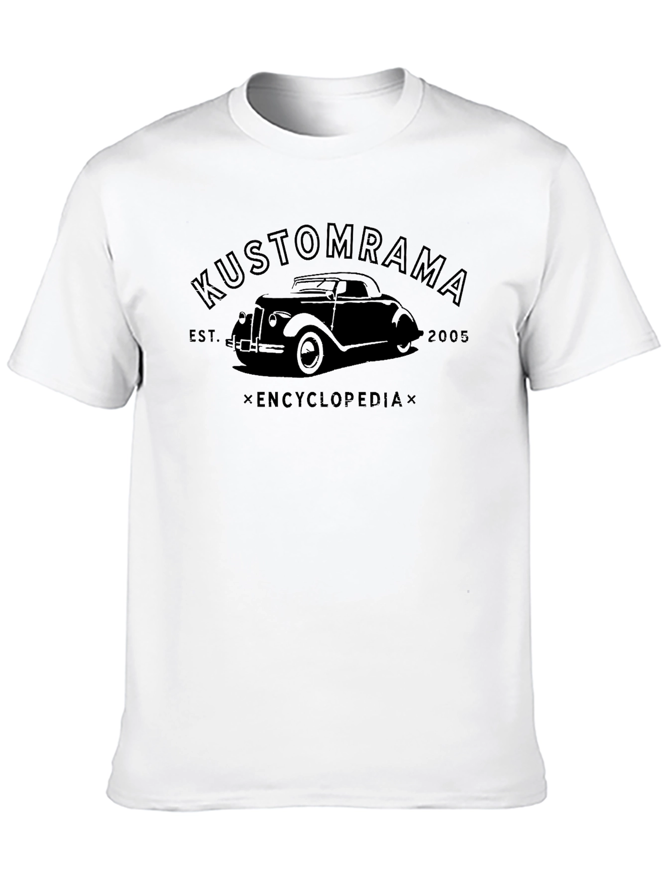 Kustomrama Encyclopedia Black Graphic Tee