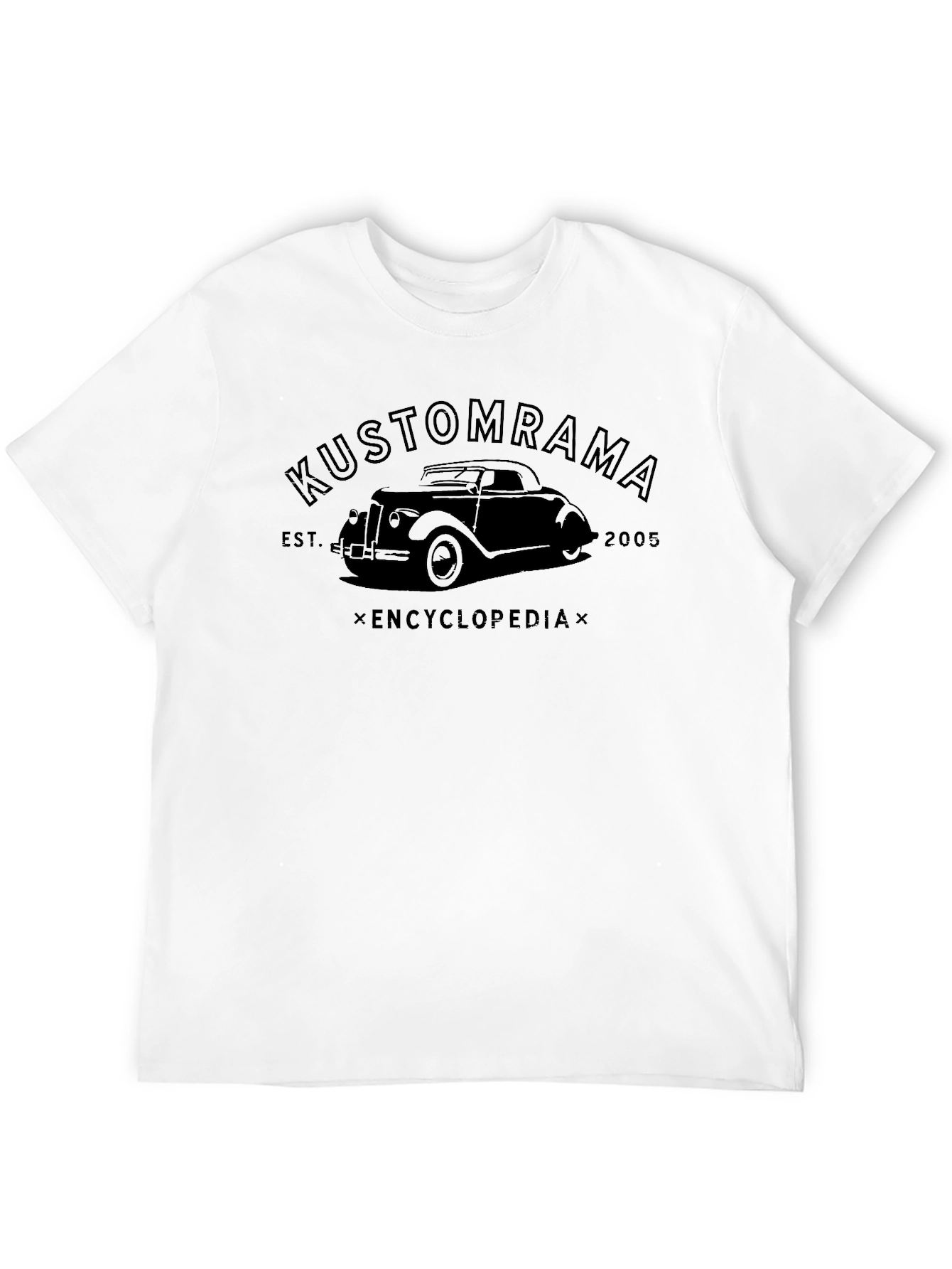 Kustomrama Encyclopedia Black Graphic Tee