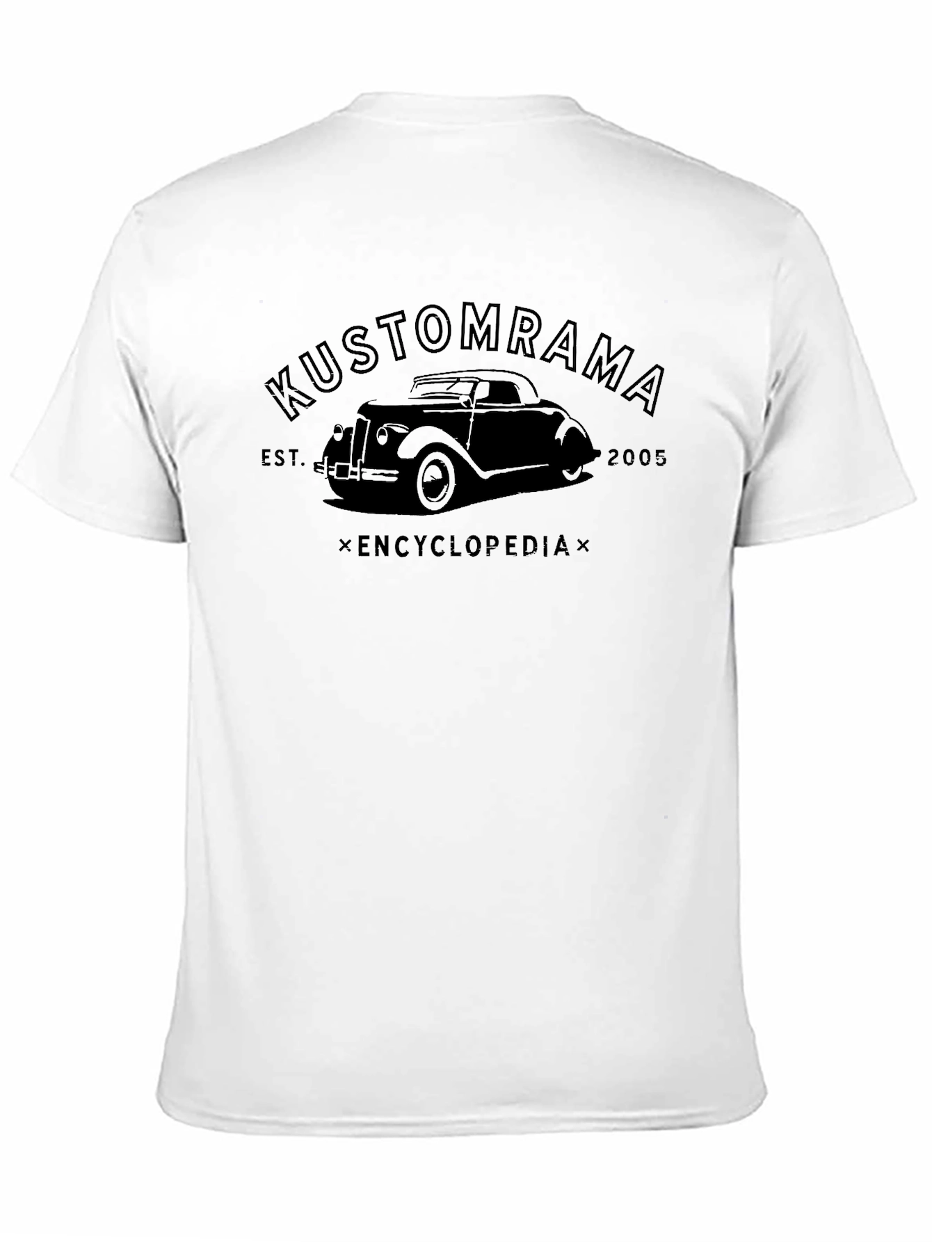 Kustomrama Encyclopedia Black Graphic Tee