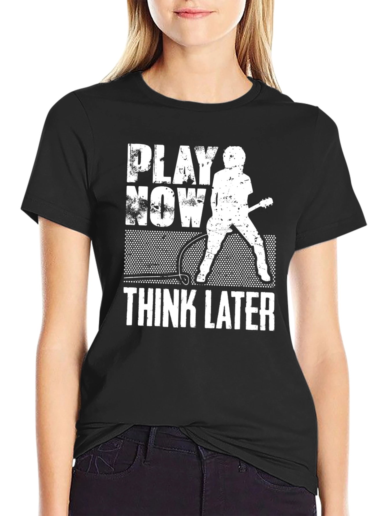 Play Now Think Later Graphic T-Shirt