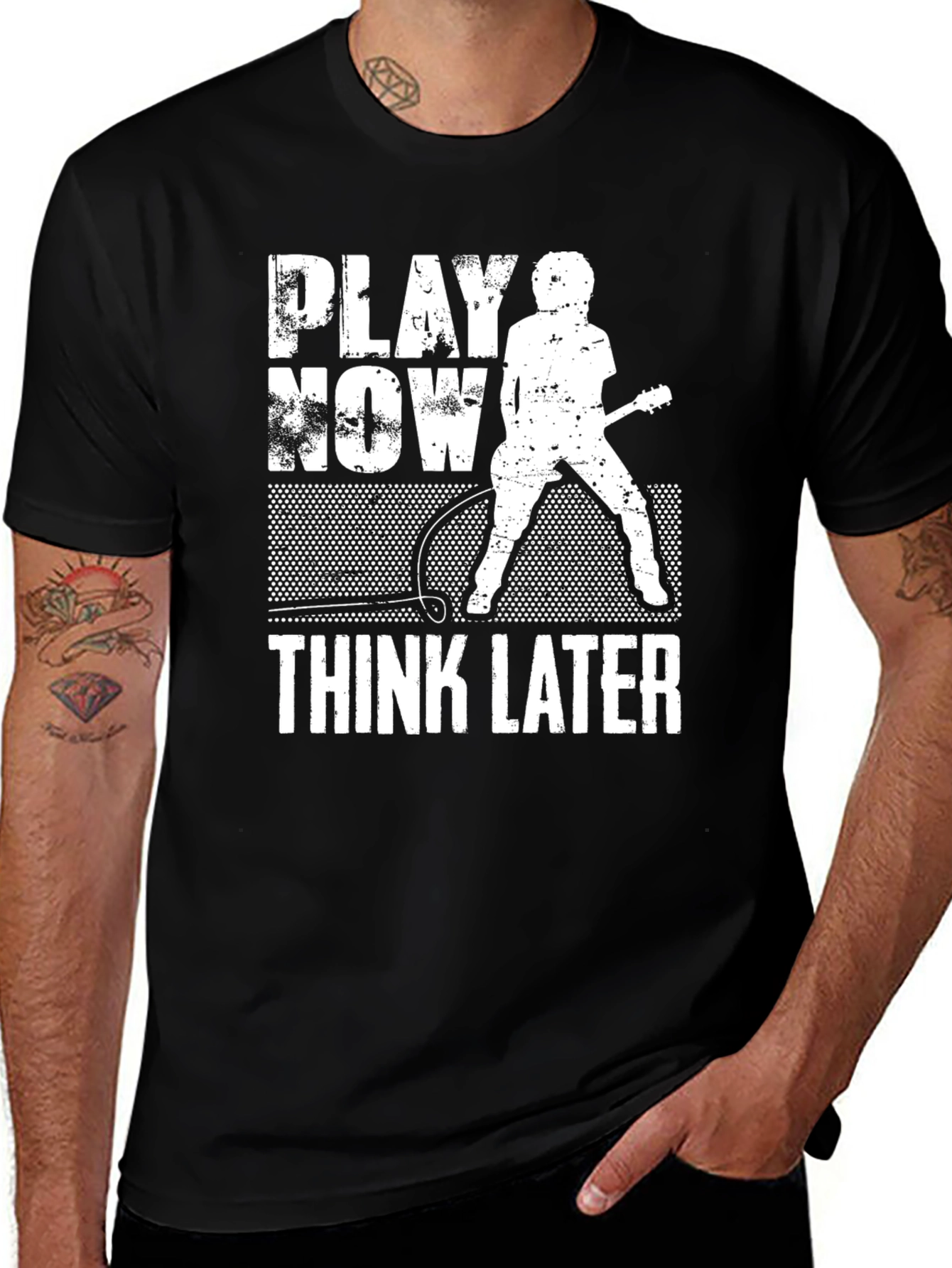 Play Now Think Later Graphic T-Shirt
