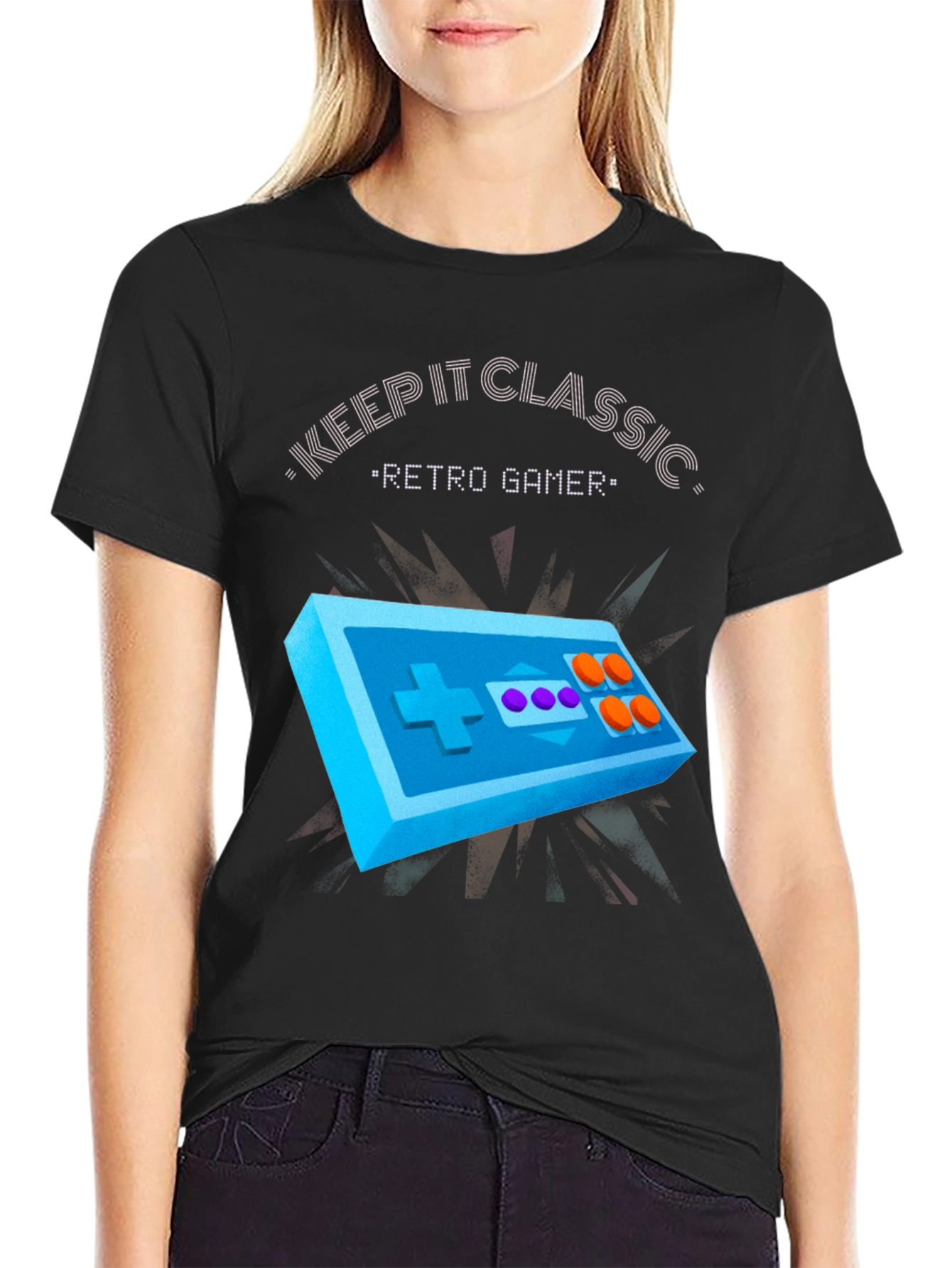 Retro Gamer Graphic Tee - Keep It Classic T-Shirt
