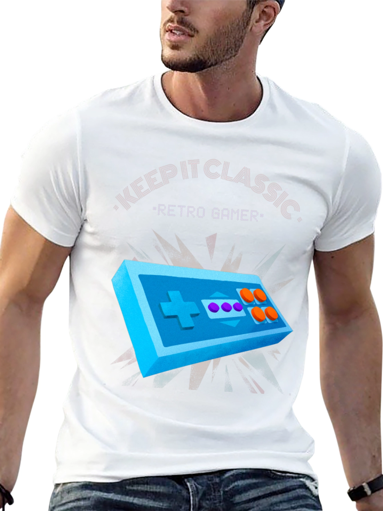 Retro Gamer Graphic Tee - Keep It Classic T-Shirt