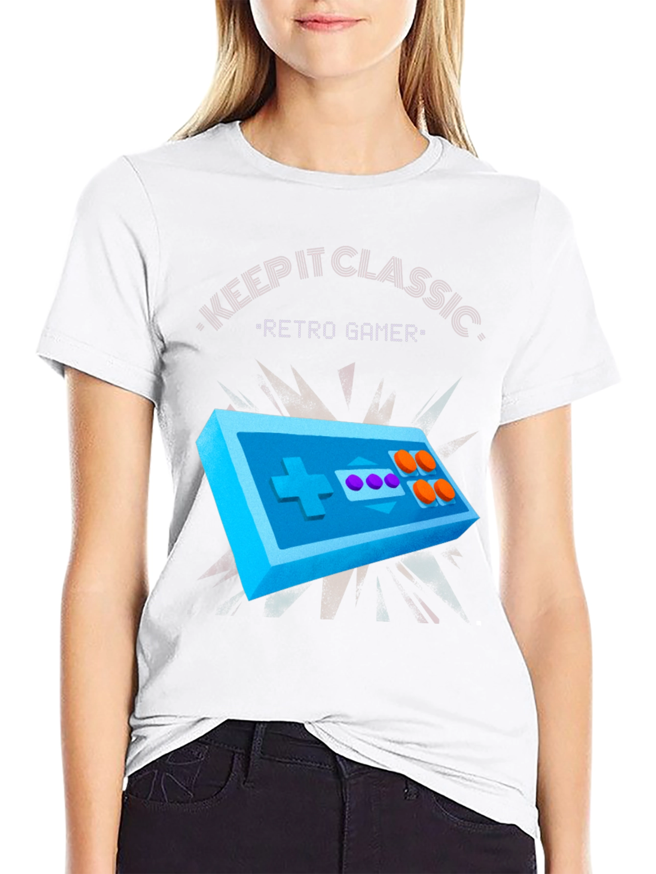 Retro Gamer Graphic Tee - Keep It Classic T-Shirt