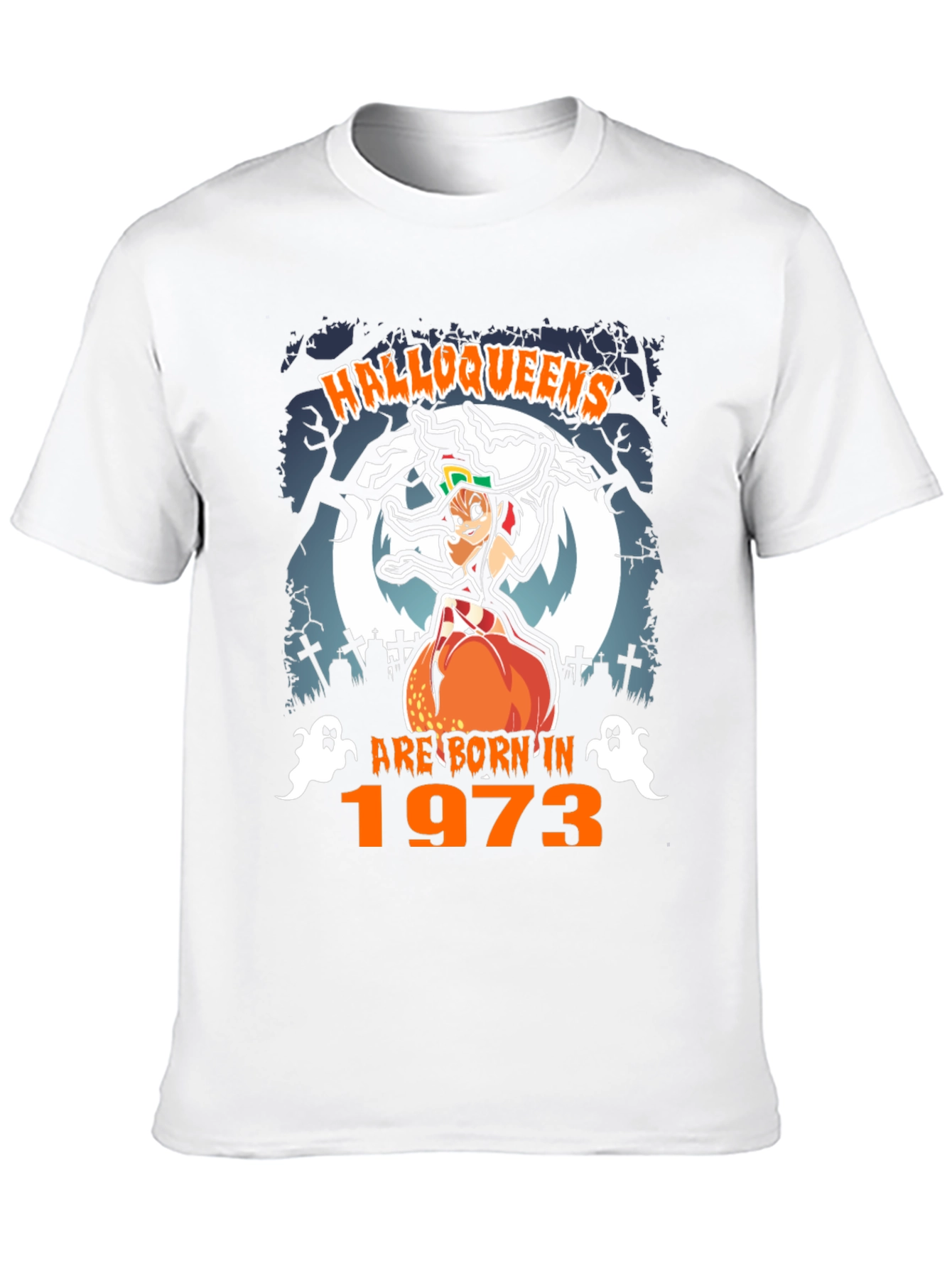 Halloqueens Born in 1973 Halloween T-Shirt