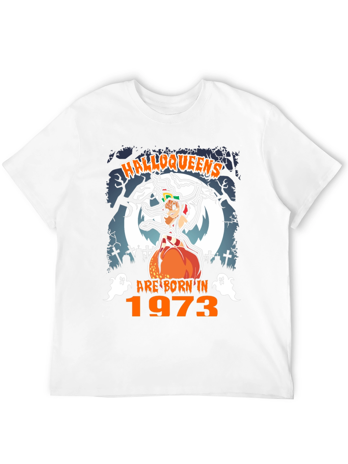 Halloqueens Born in 1973 Halloween T-Shirt