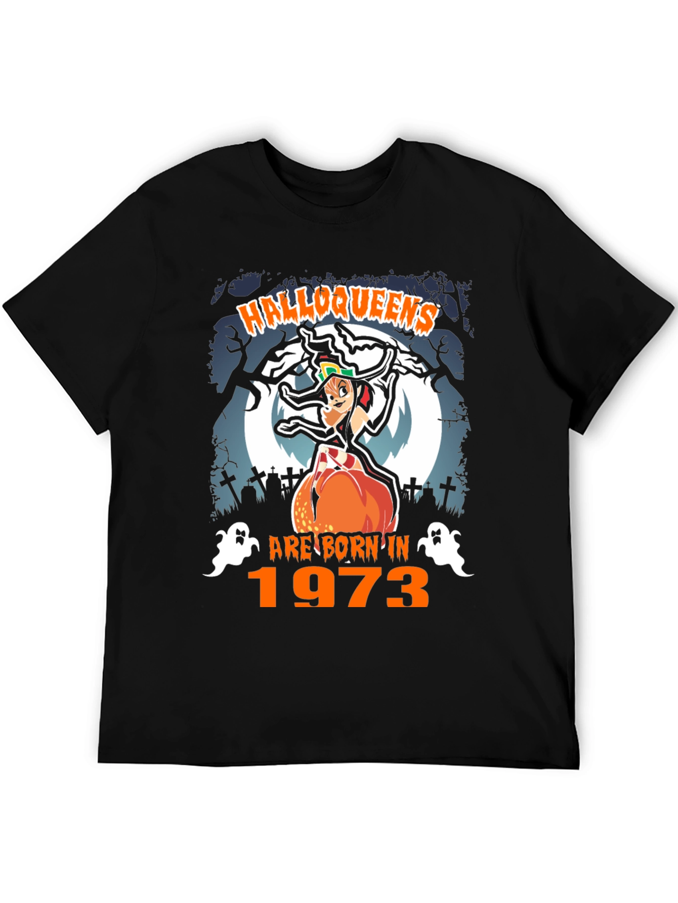 Halloqueens Born in 1973 Halloween T-Shirt