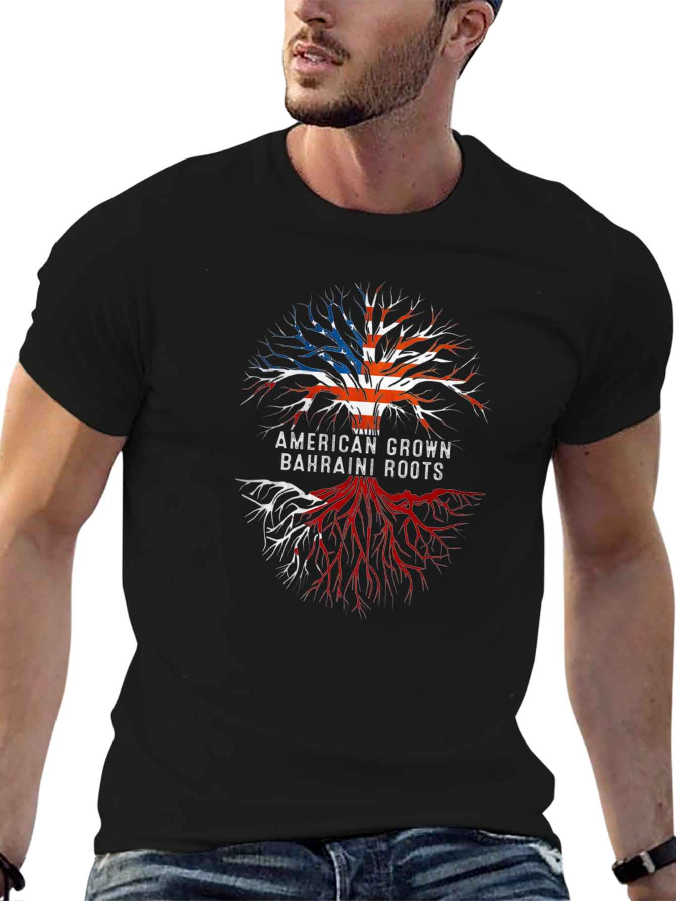 American Grown Bahraini Roots T-Shirt
