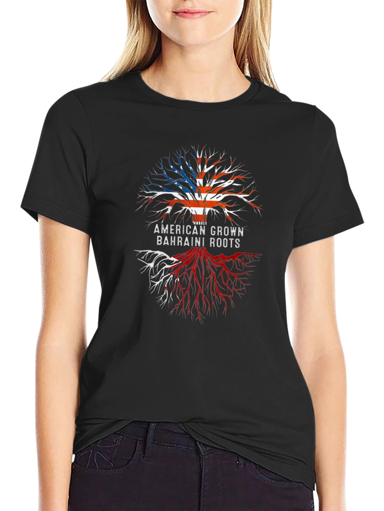 American Grown Bahraini Roots T-Shirt