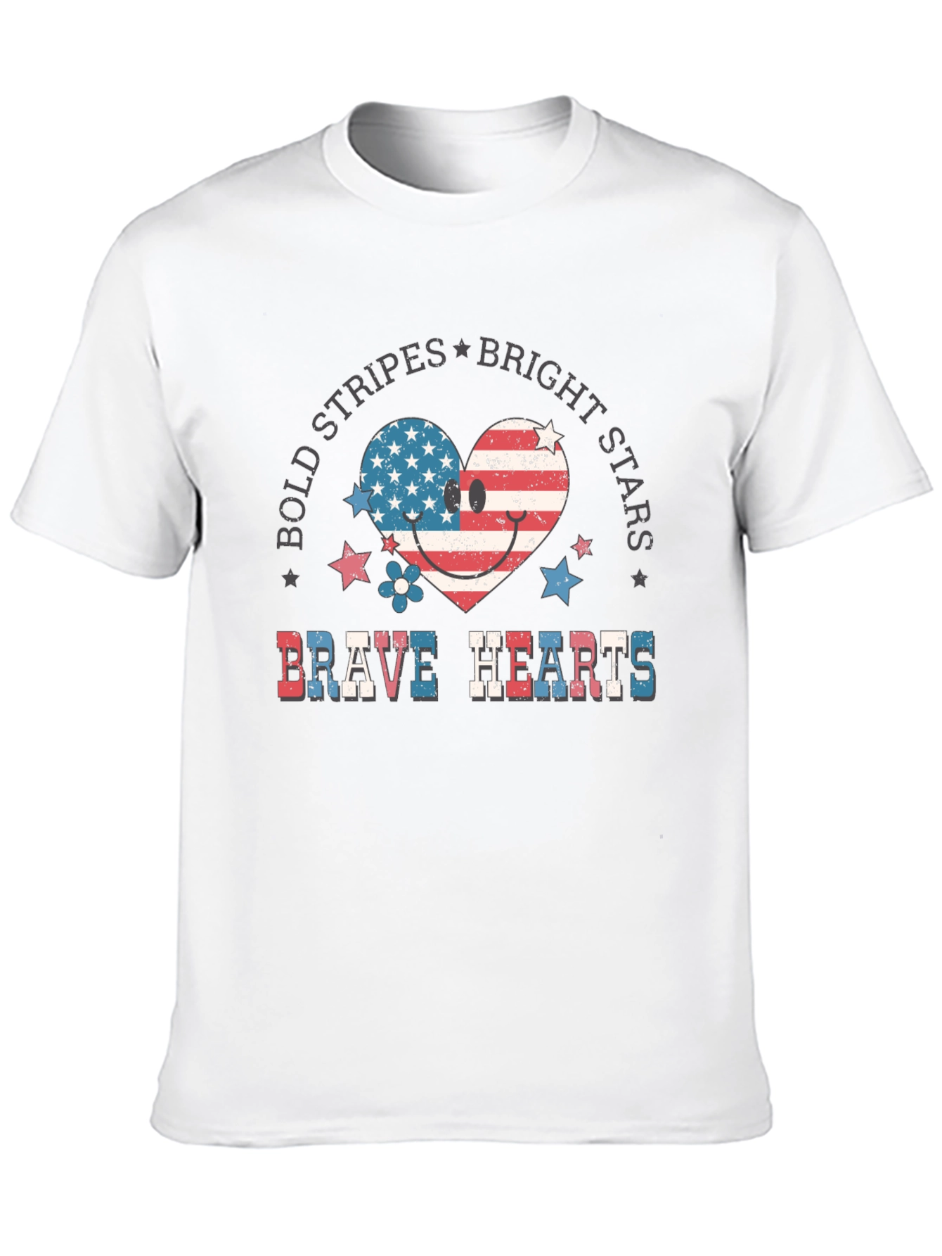 Brave Hearts Patriotic T-Shirt