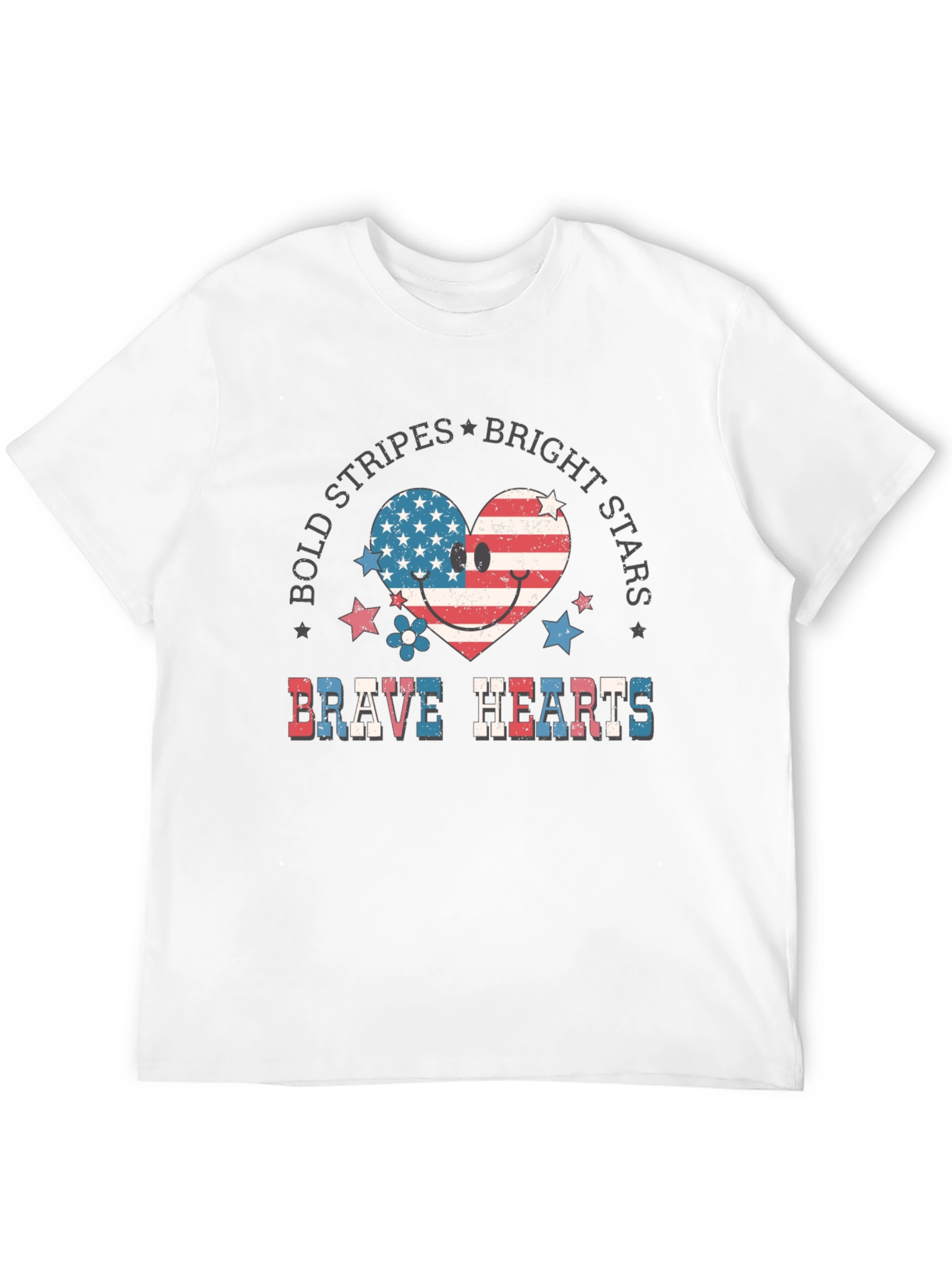 Brave Hearts Patriotic T-Shirt