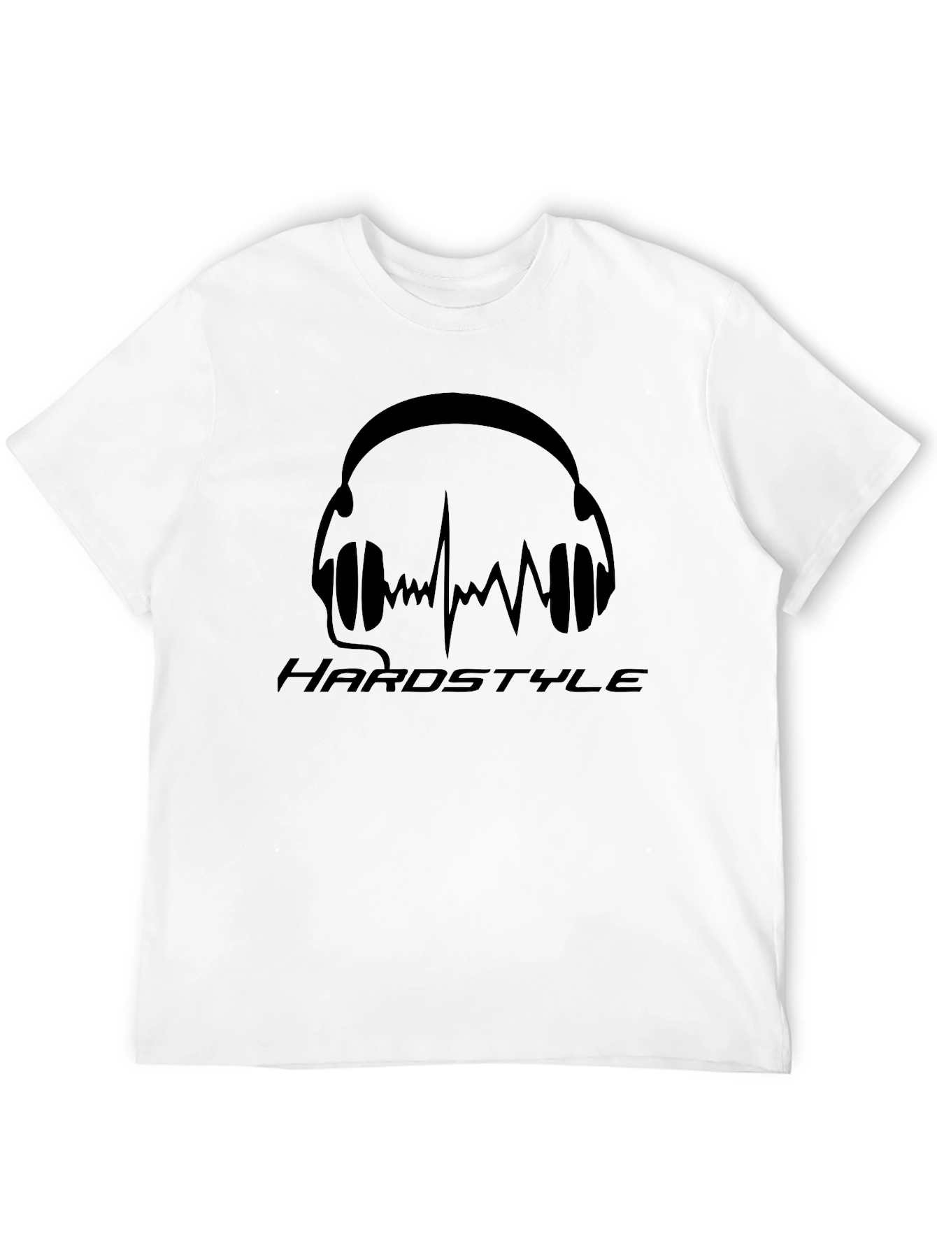 Hardstyle Headphones Graphic Tee - Black