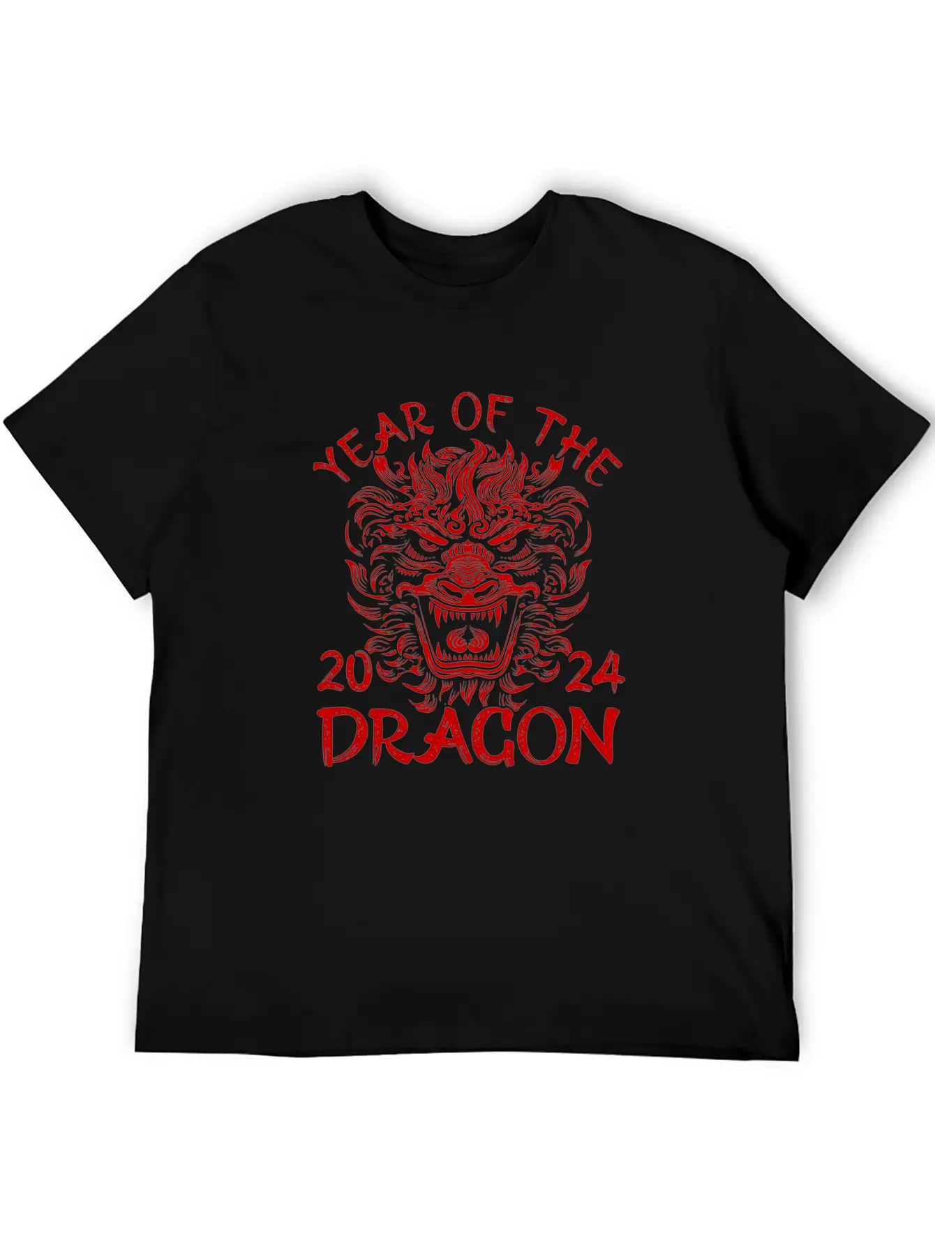 Year Of The Dragon Chinese New Year 2024 Zodiac Unisex Casual T-Shirt – Clean Design For Daily Comfort