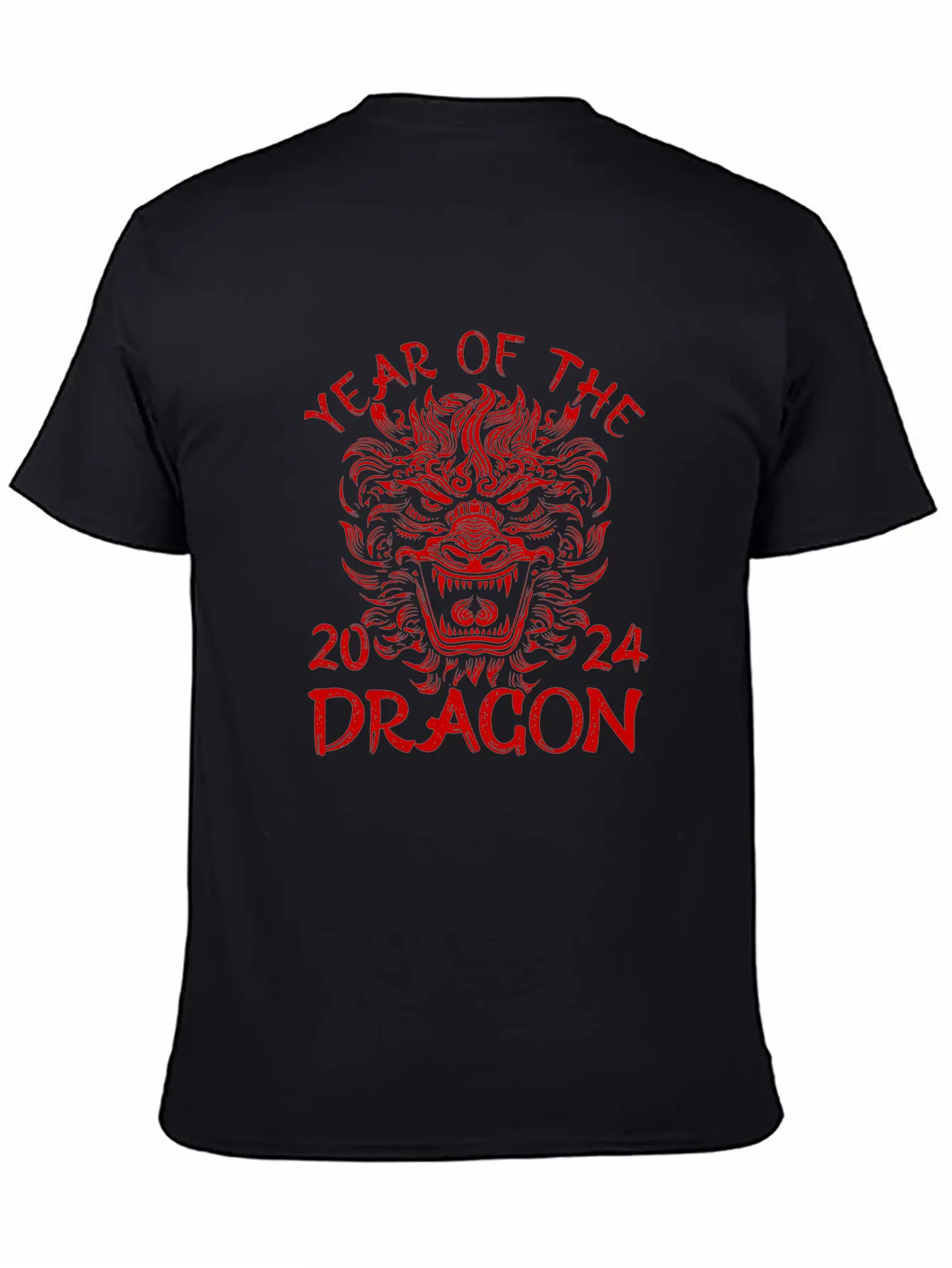Year Of The Dragon Chinese New Year 2024 Zodiac Unisex Casual T-Shirt – Clean Design For Daily Comfort
