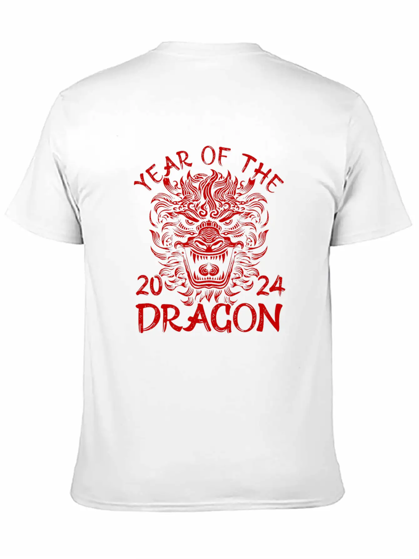 Year Of The Dragon Chinese New Year 2024 Zodiac Unisex Casual T-Shirt – Clean Design For Daily Comfort