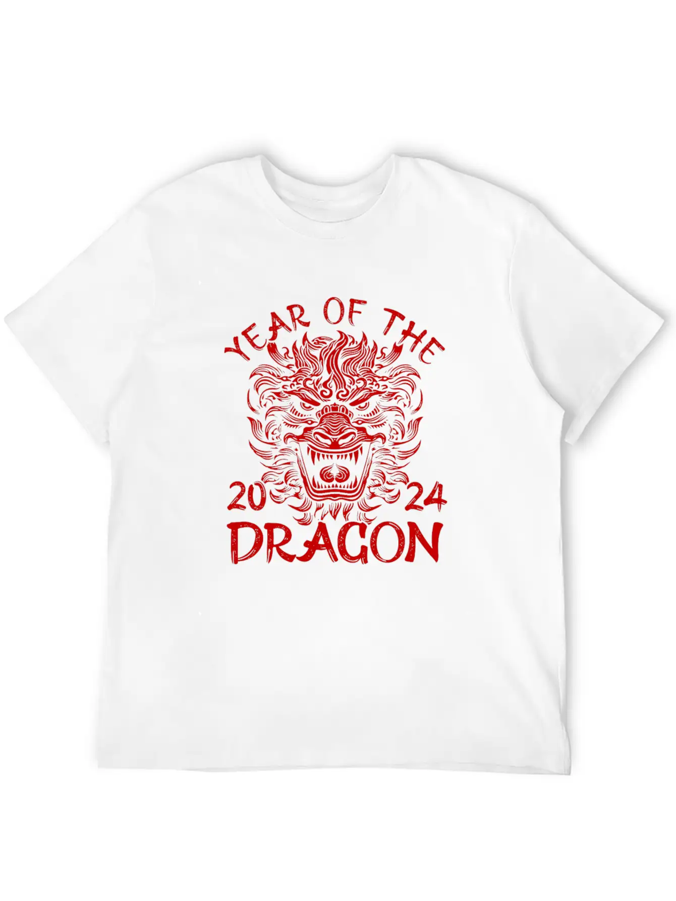 Year Of The Dragon Chinese New Year 2024 Zodiac Unisex Casual T-Shirt – Clean Design For Daily Comfort