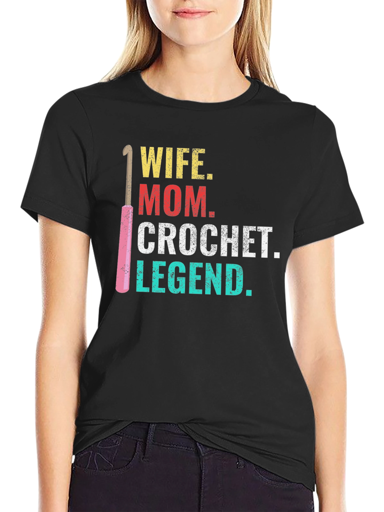 Wife Mom Crochet Legend T-Shirt