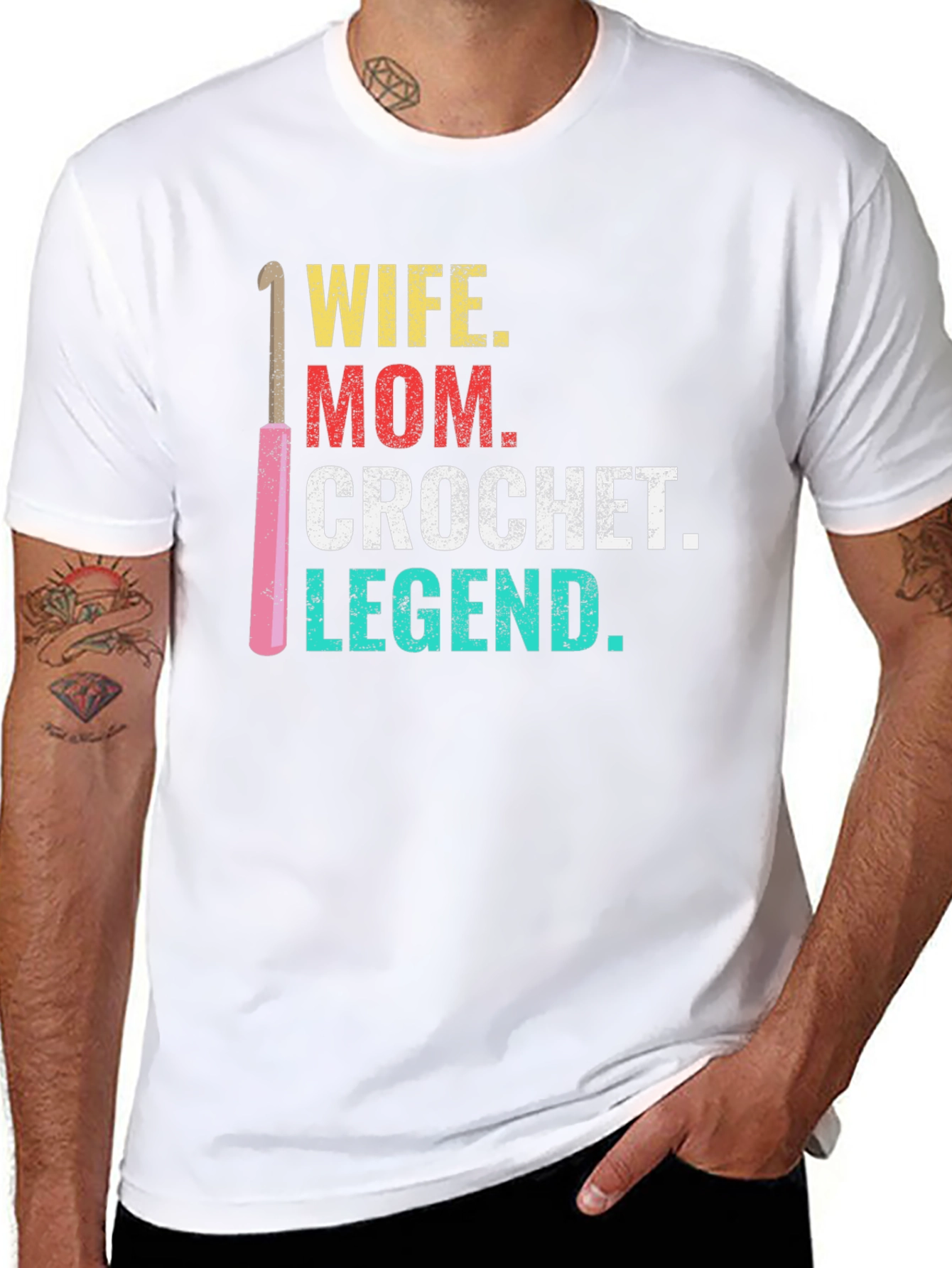Wife Mom Crochet Legend T-Shirt