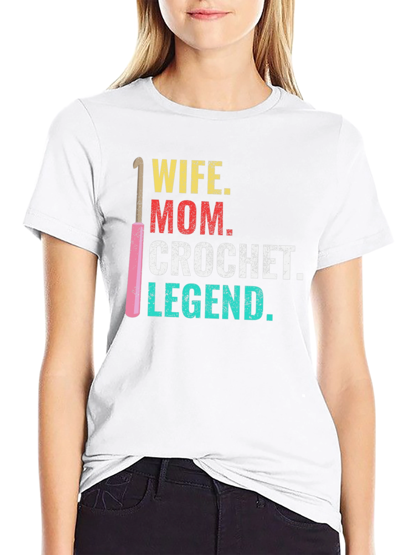 Wife Mom Crochet Legend T-Shirt
