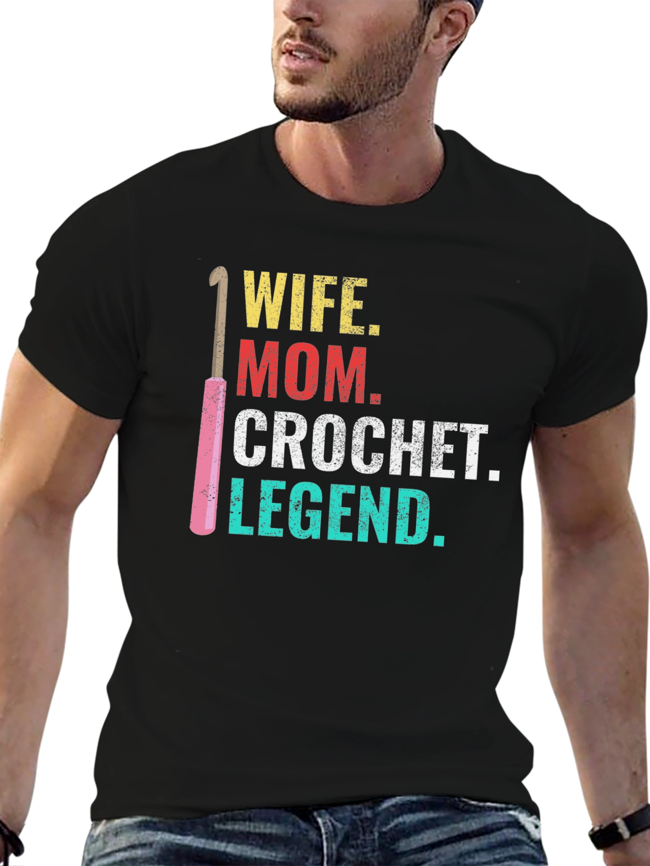 Wife Mom Crochet Legend T-Shirt