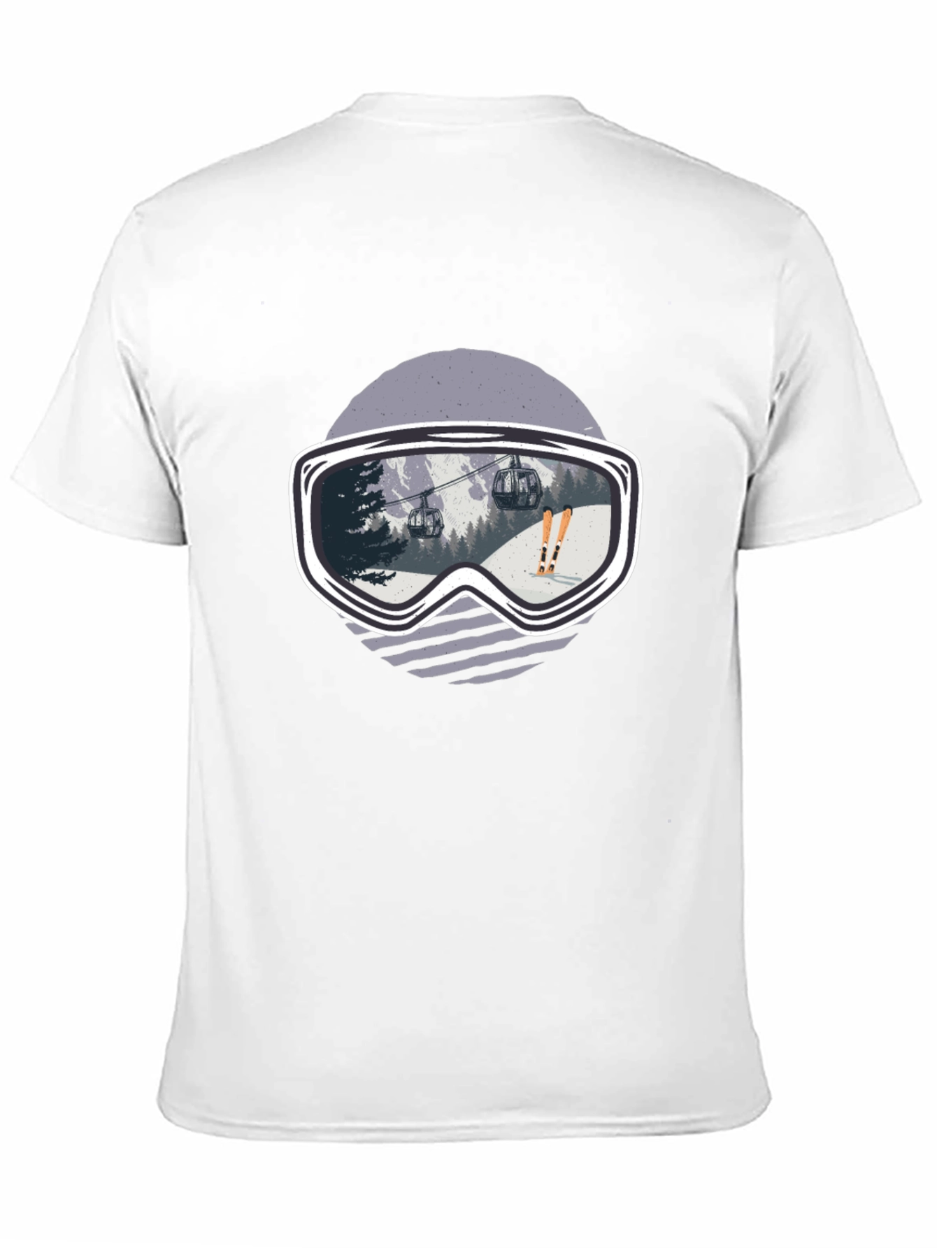 Ski Goggles Graphic Tee - Black