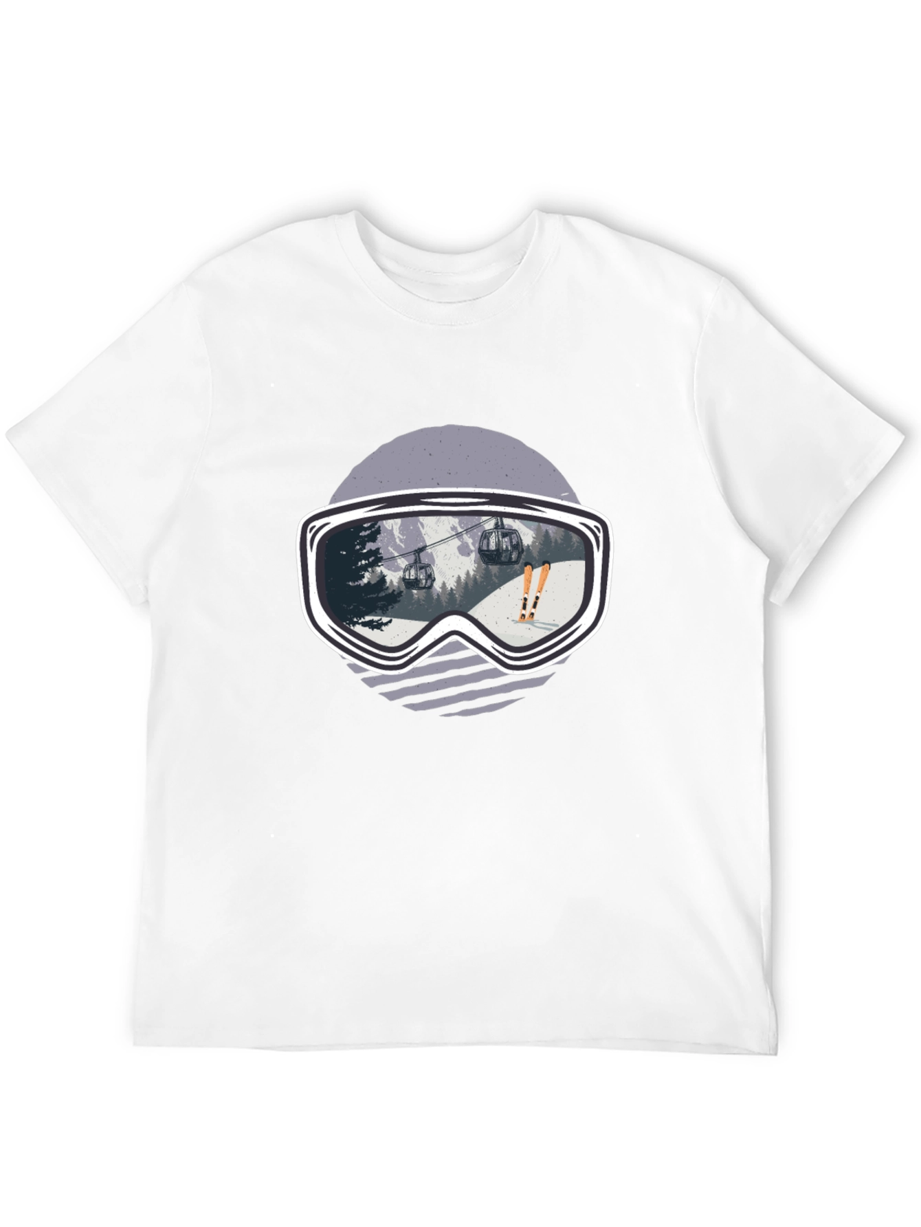 Ski Goggles Graphic Tee - Black