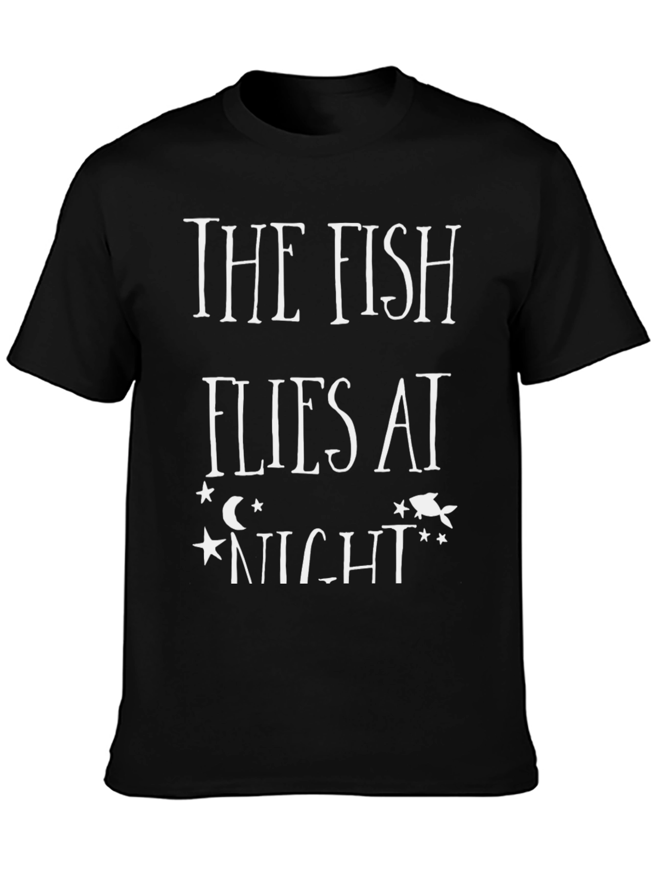 The Fish Flies At Night Graphic Tee