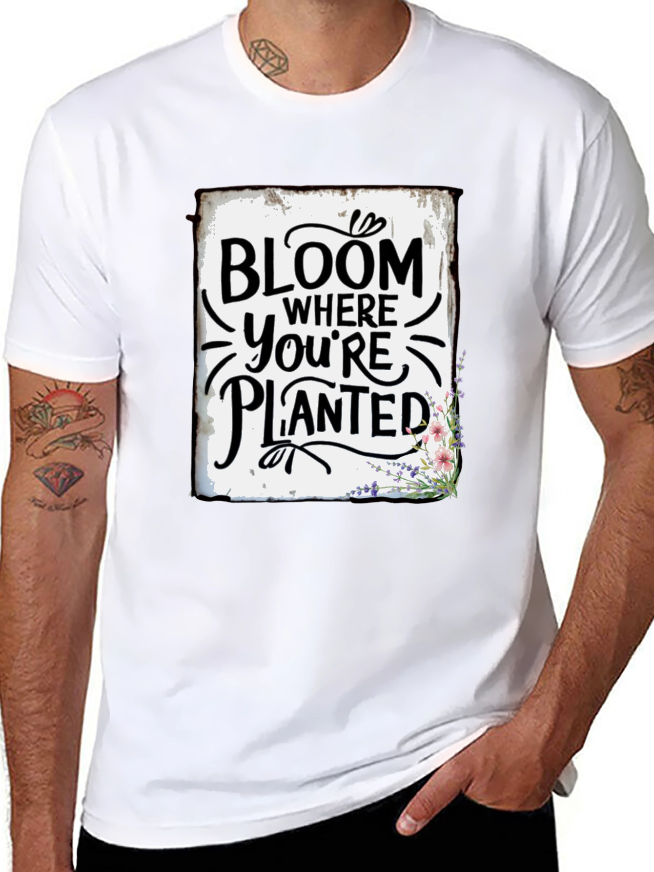 Bloom Where Youre Planted Graphic Tee