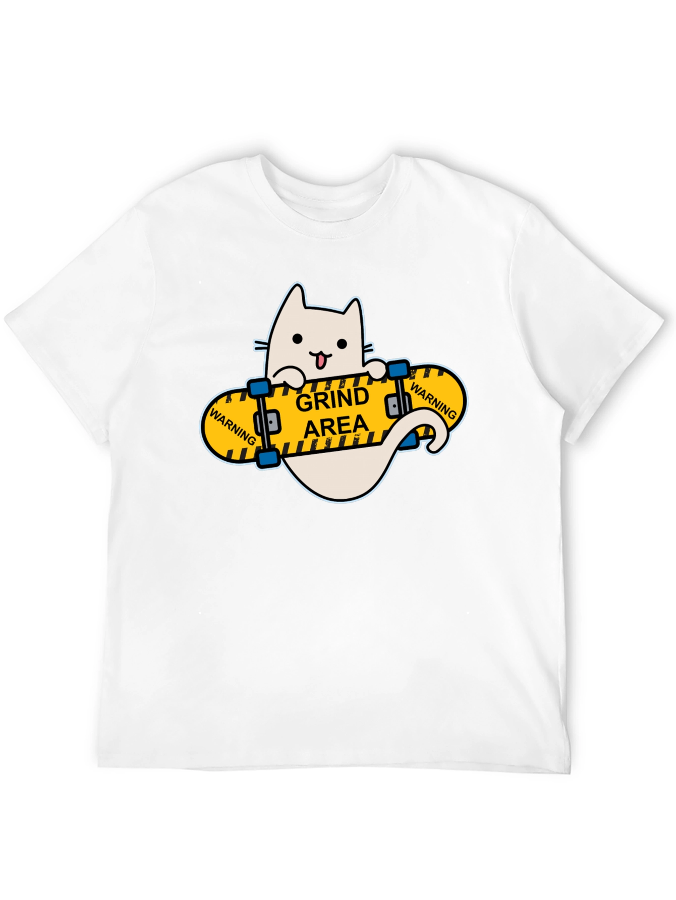 Grind Area Cat Skateboard T-Shirt