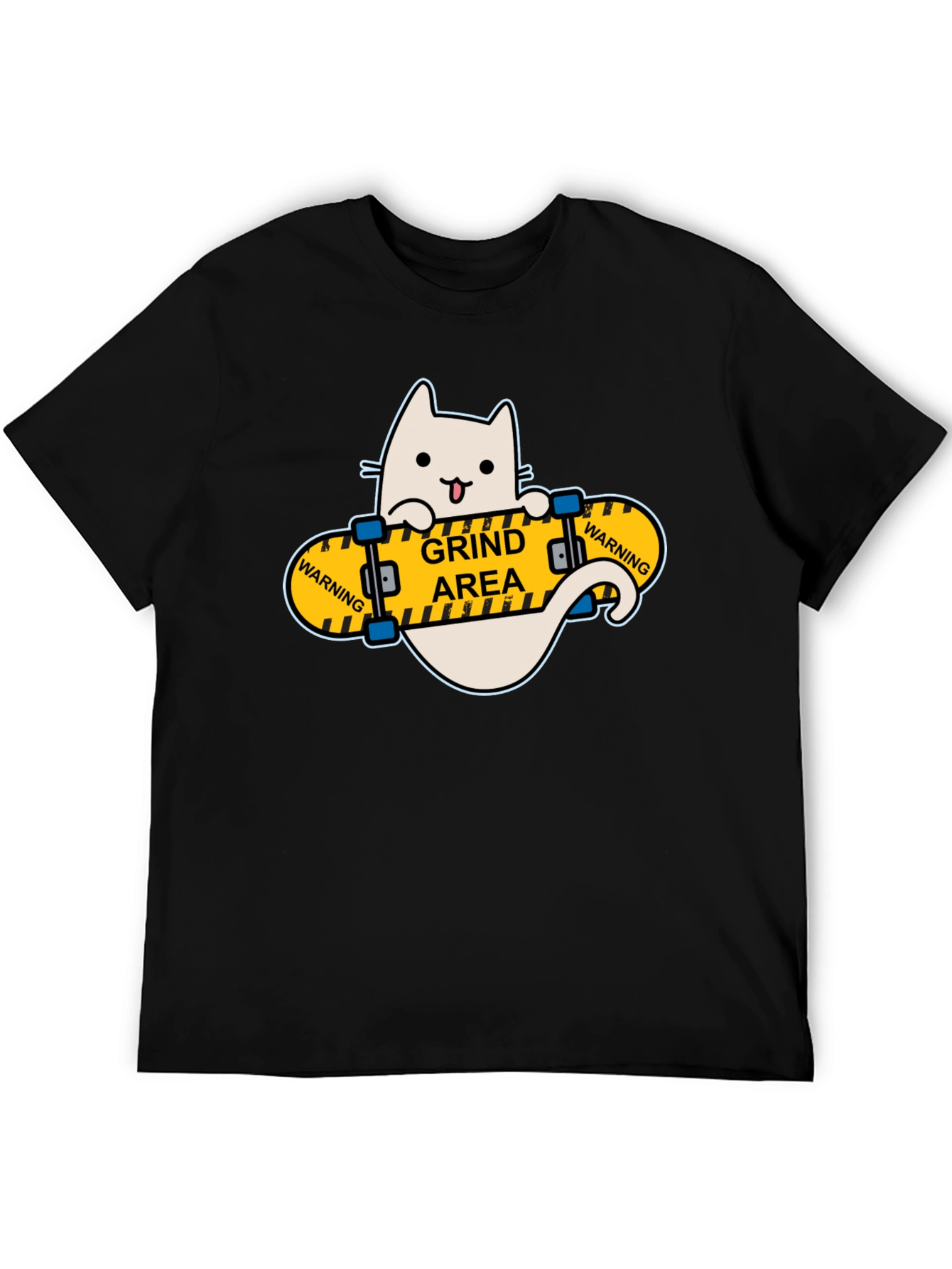 Grind Area Cat Skateboard T-Shirt