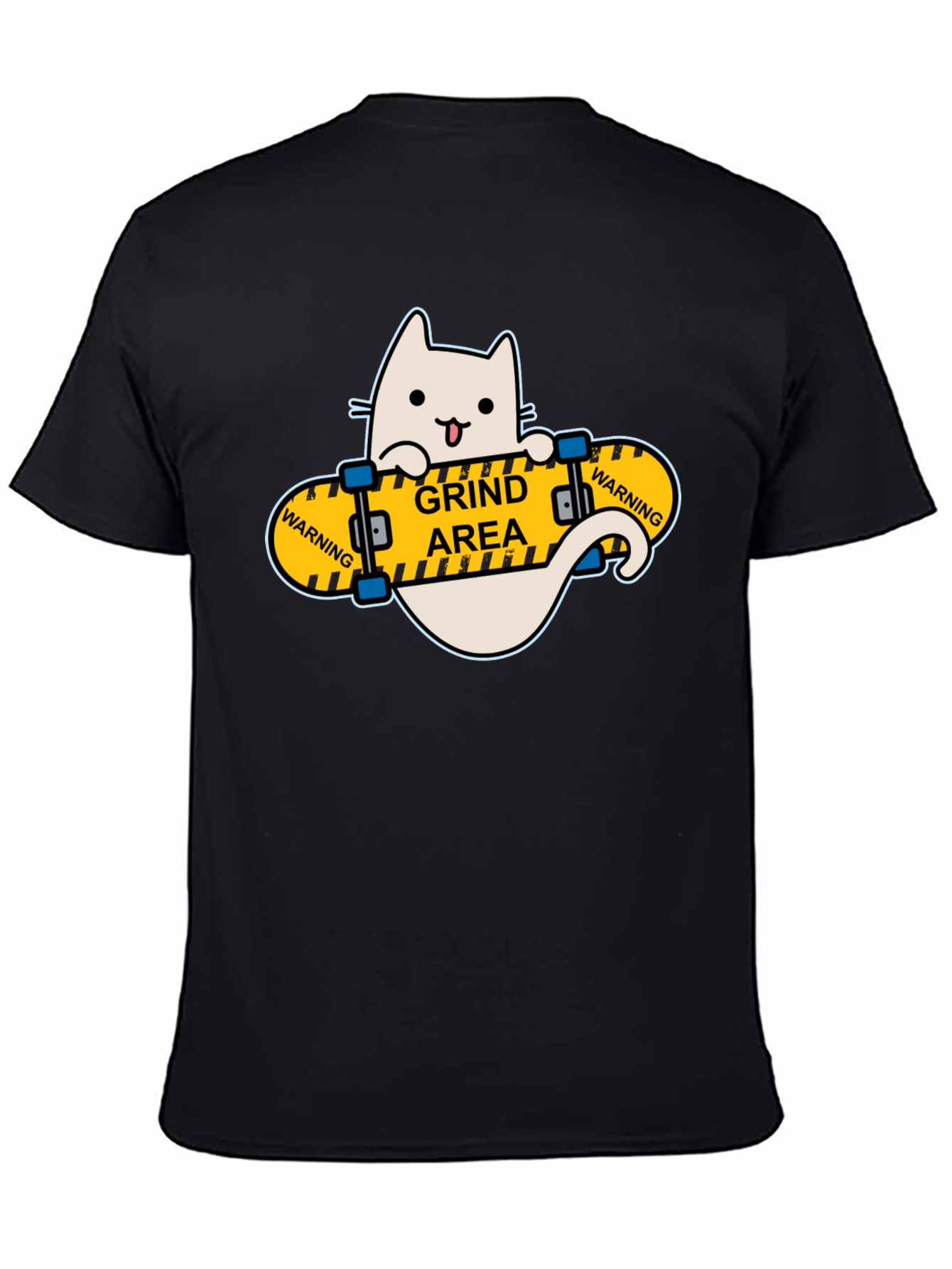 Grind Area Cat Skateboard T-Shirt