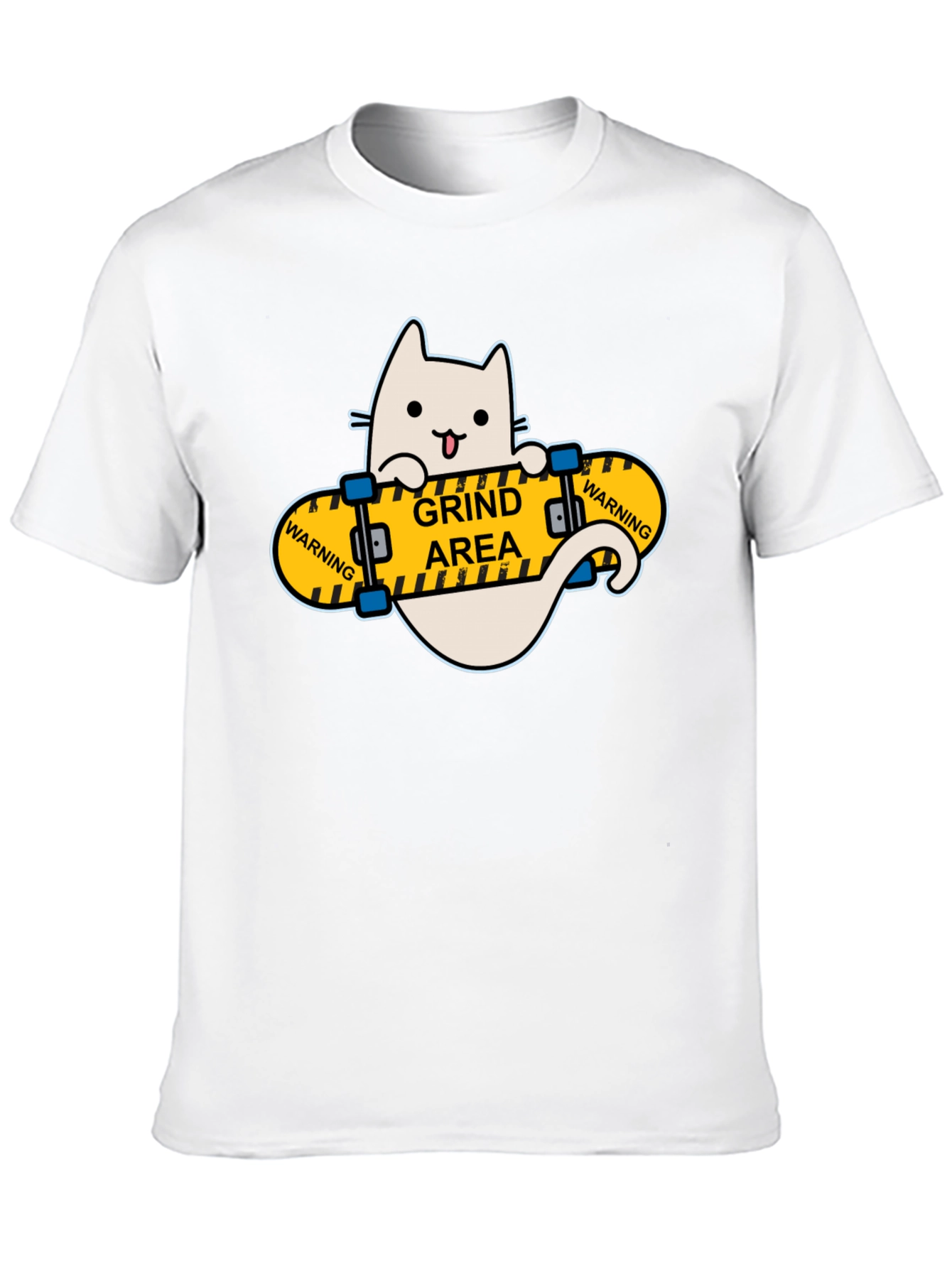 Grind Area Cat Skateboard T-Shirt