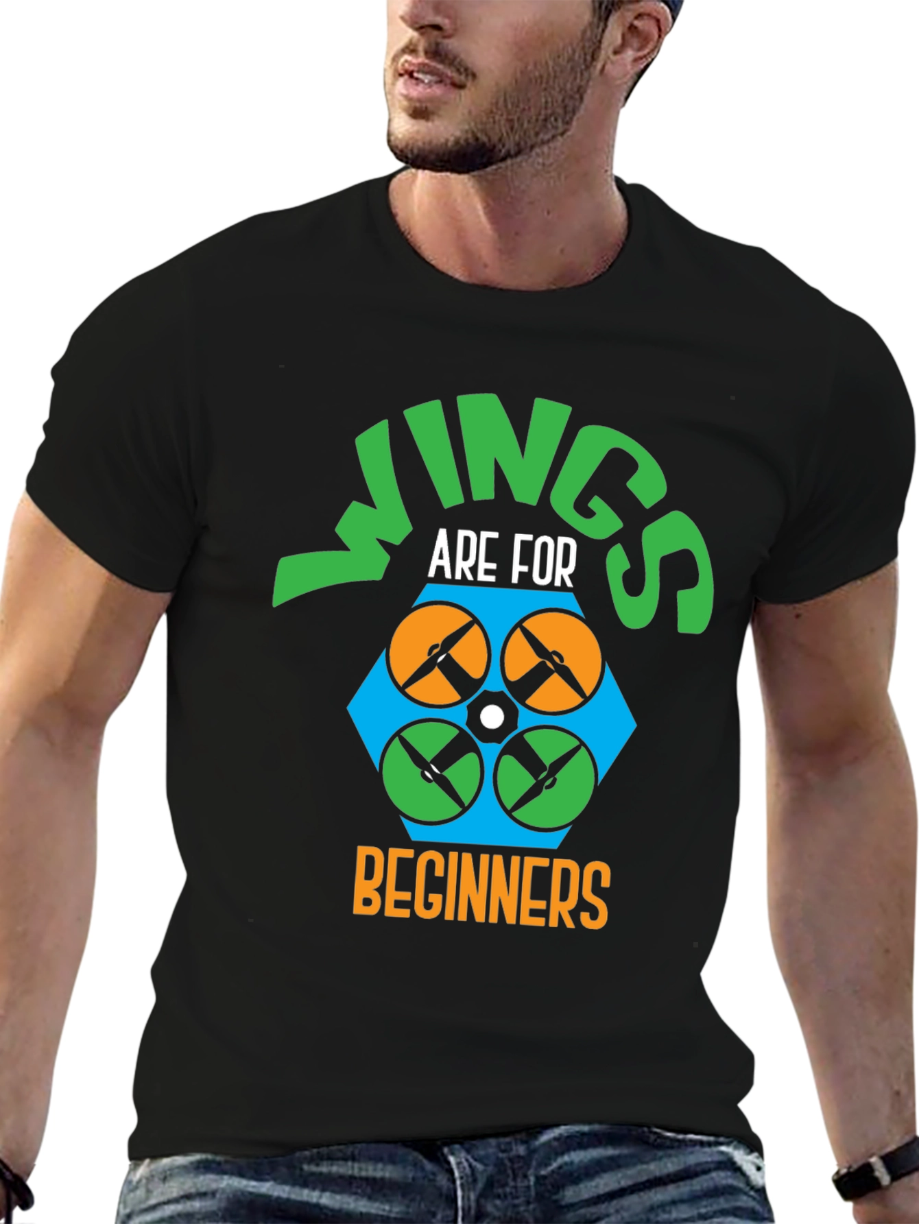 Wings Are For Beginners Drone T-Shirt