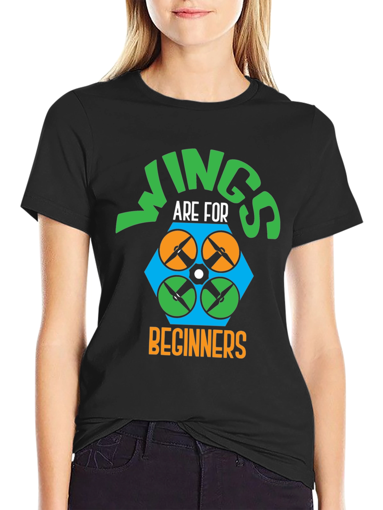 Wings Are For Beginners Drone T-Shirt