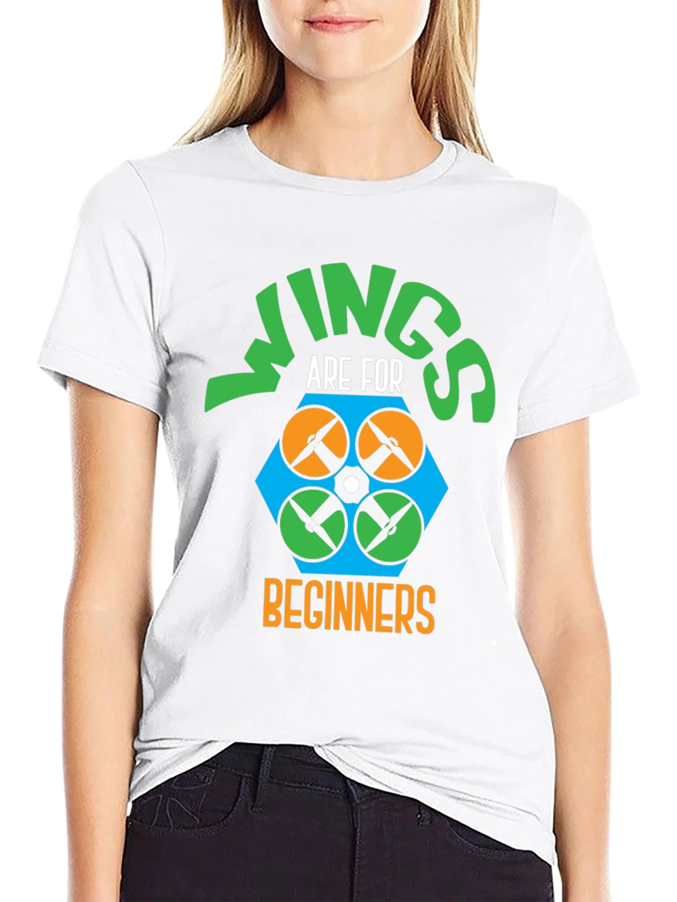 Wings Are For Beginners Drone T-Shirt