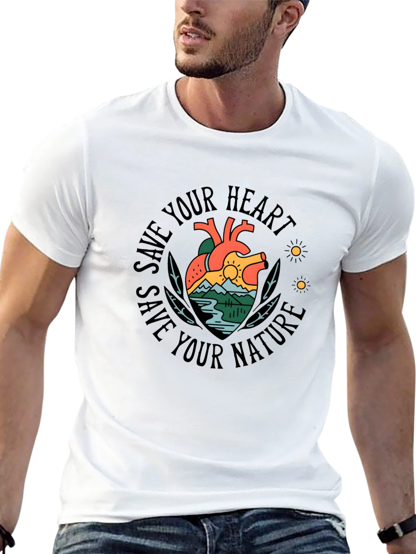 Save Your Heart Save Your Nature Graphic T-Shirt