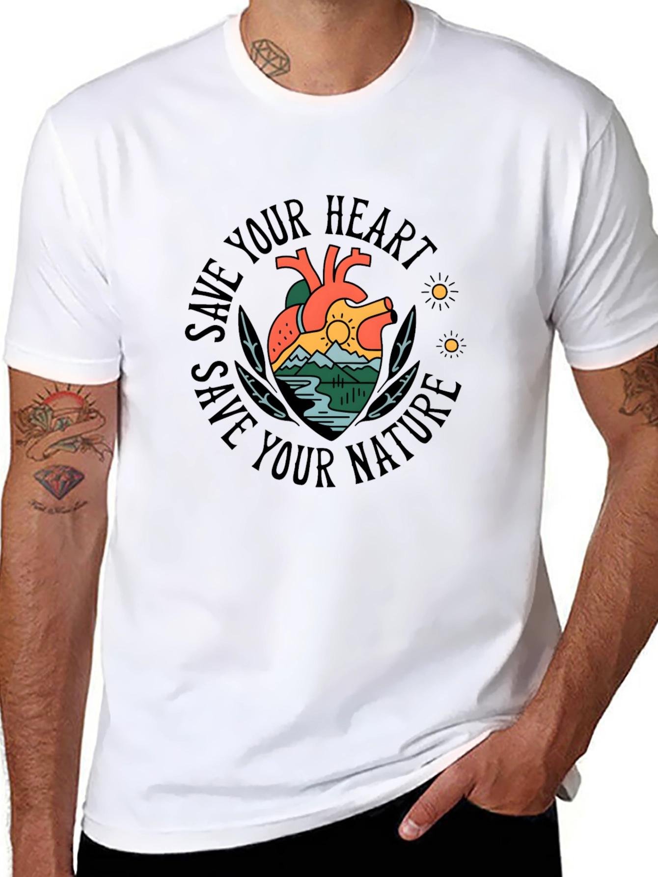 Save Your Heart Save Your Nature Graphic T-Shirt